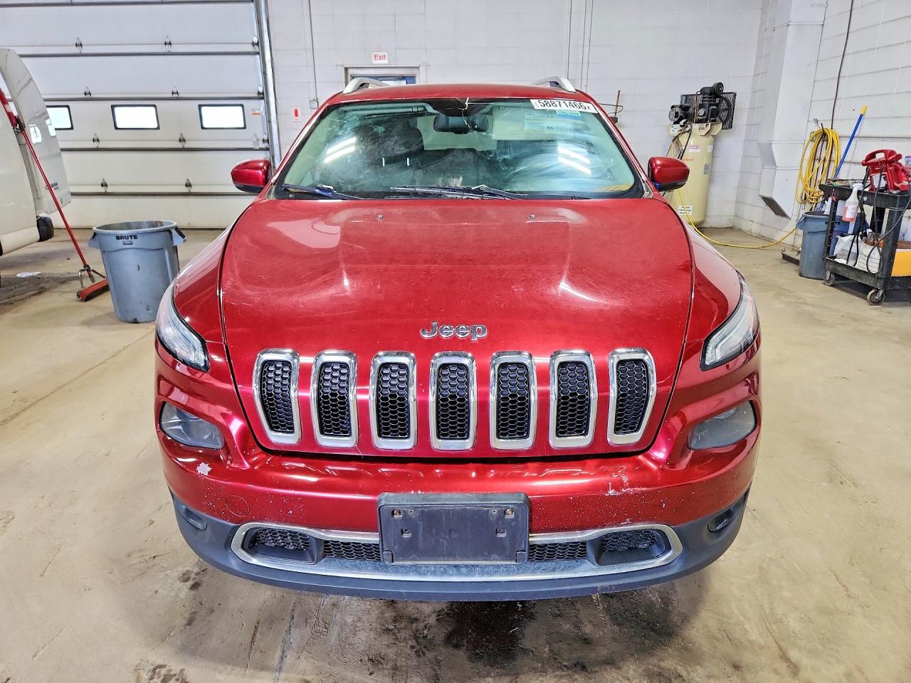 2014 Jeep Cherokee Limited Красный vin: 1C4PJMDB3EW173627