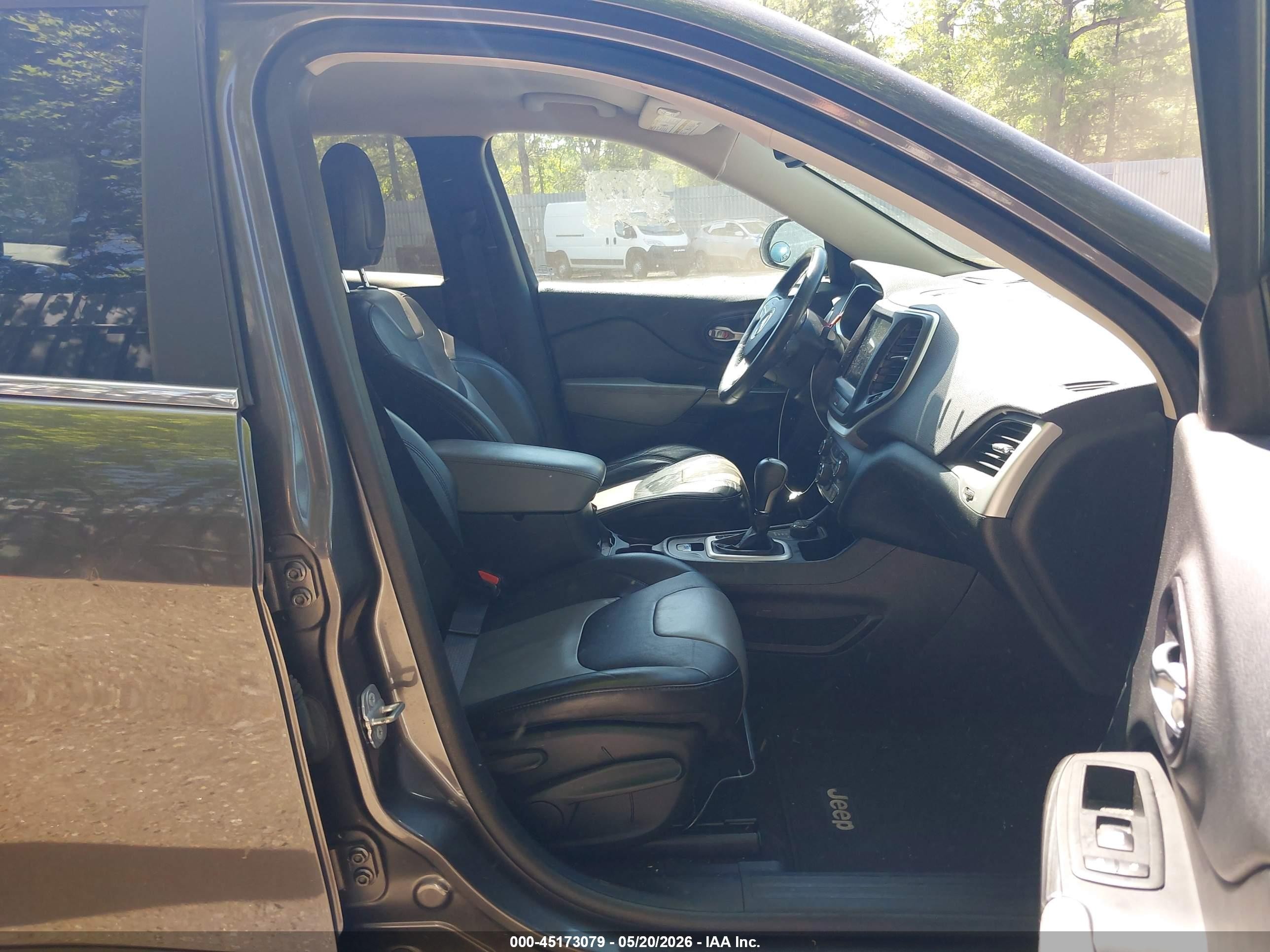 2014 Jeep Cherokee Limited Серый vin: 1C4PJMDB3EW259942