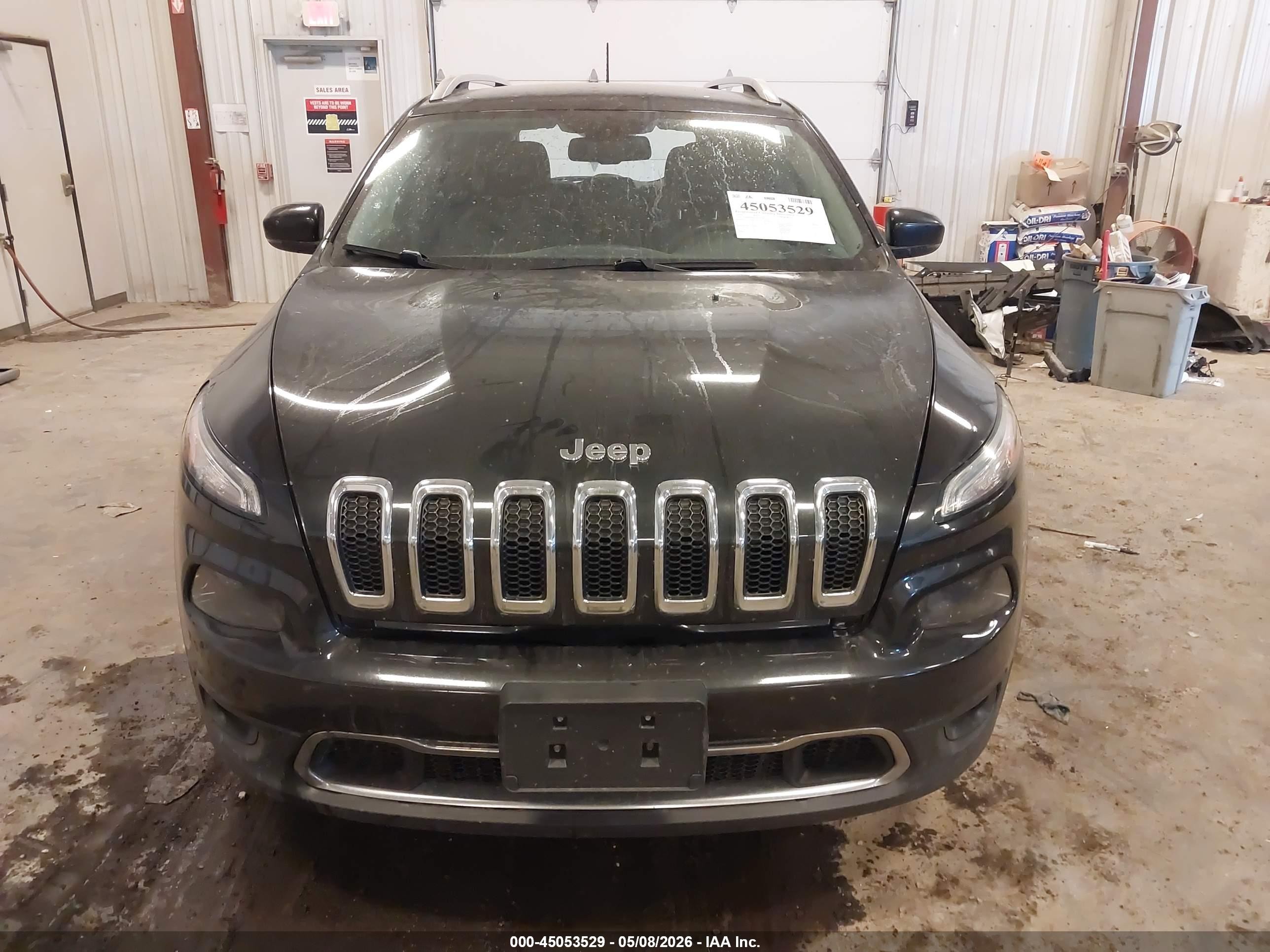 2016 Jeep Cherokee Limited Black vin: 1C4PJMDB3GW375578