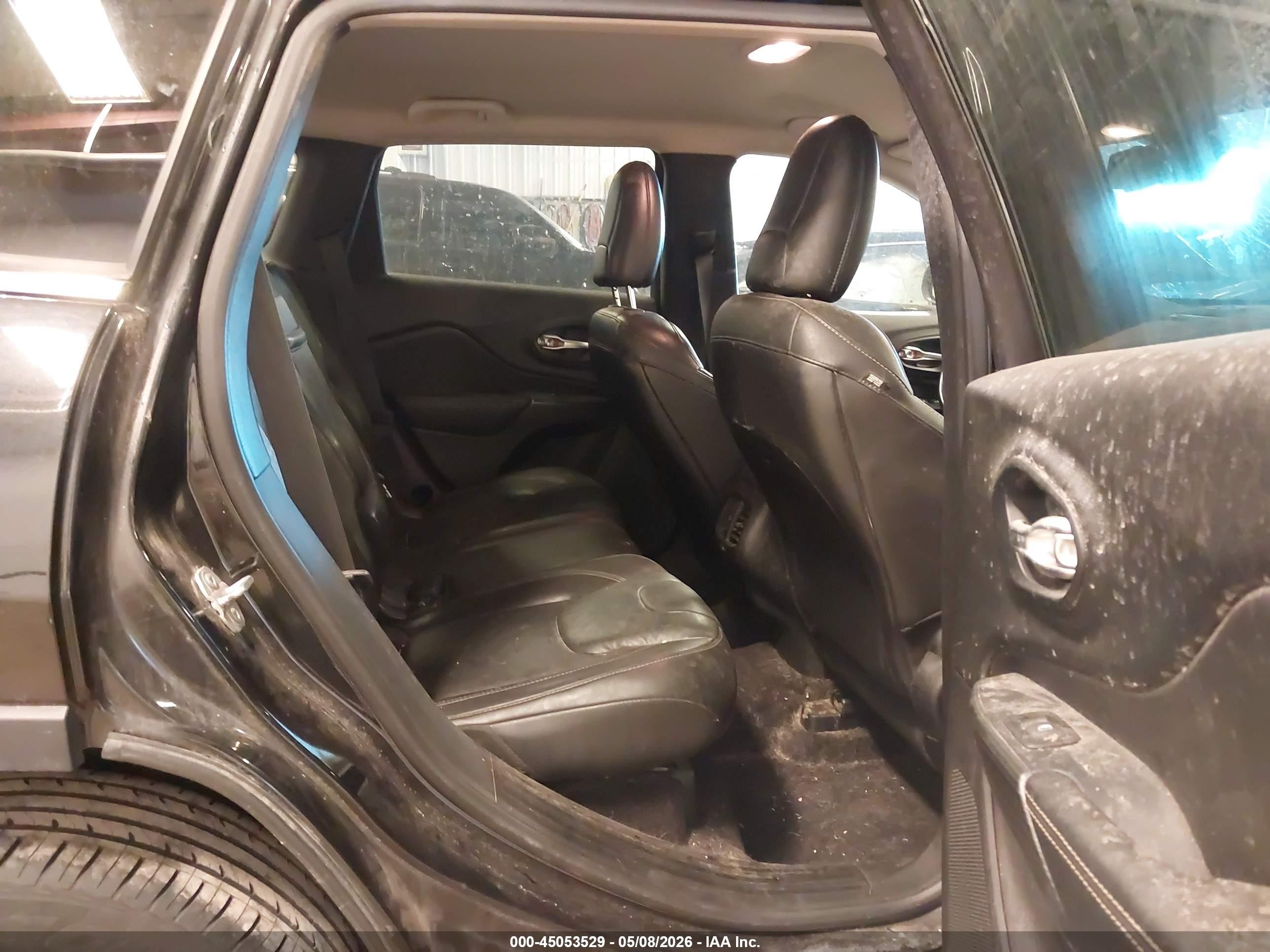 2016 Jeep Cherokee Limited Black vin: 1C4PJMDB3GW375578