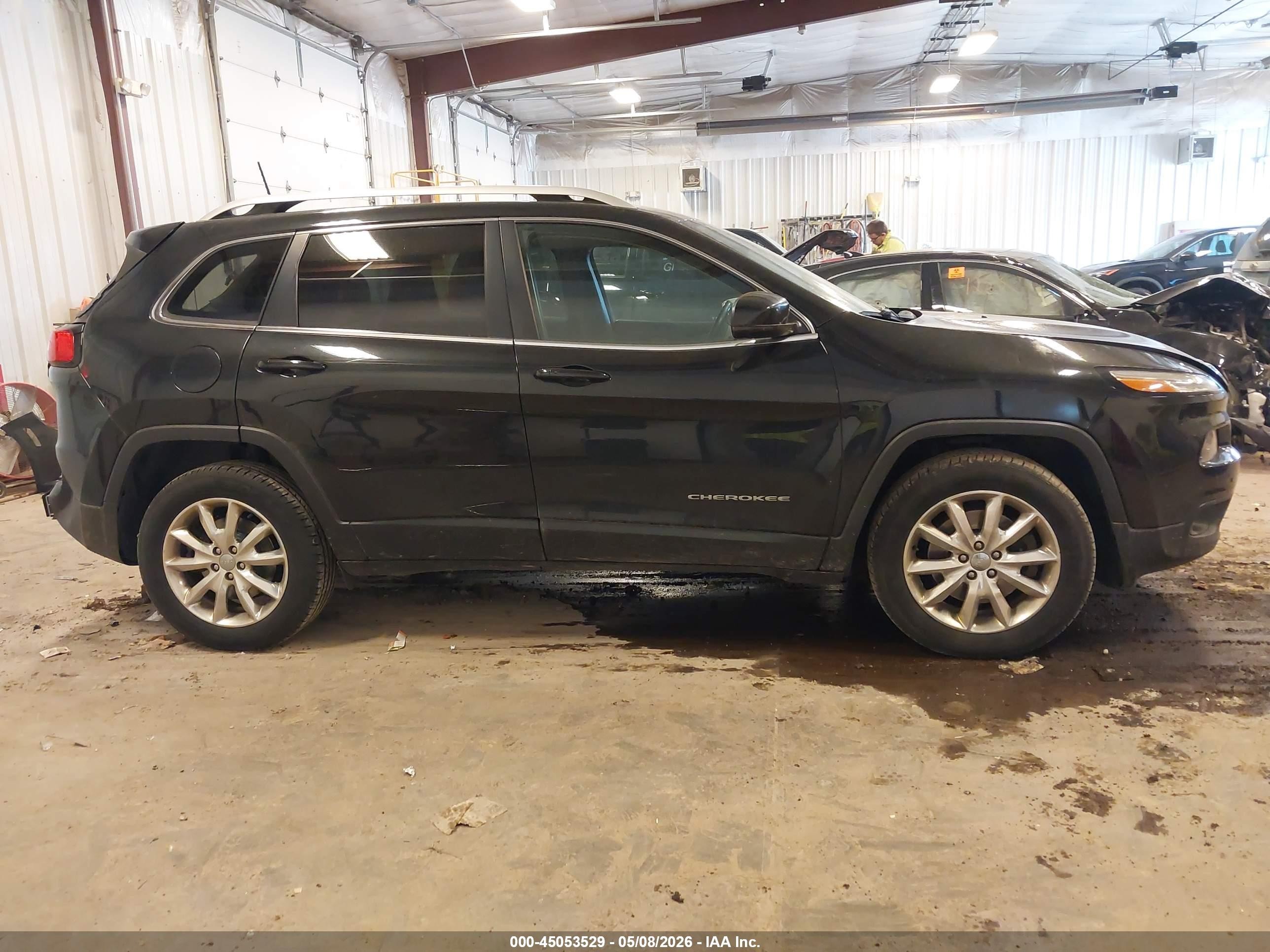 2016 Jeep Cherokee Limited Black vin: 1C4PJMDB3GW375578