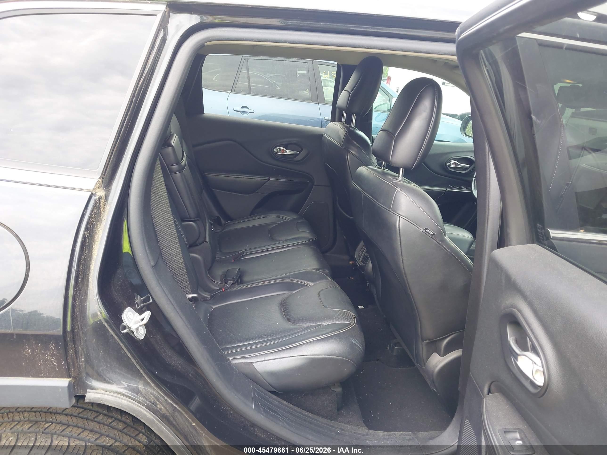 2014 Jeep Cherokee Limited Black vin: 1C4PJMDB4EW147618