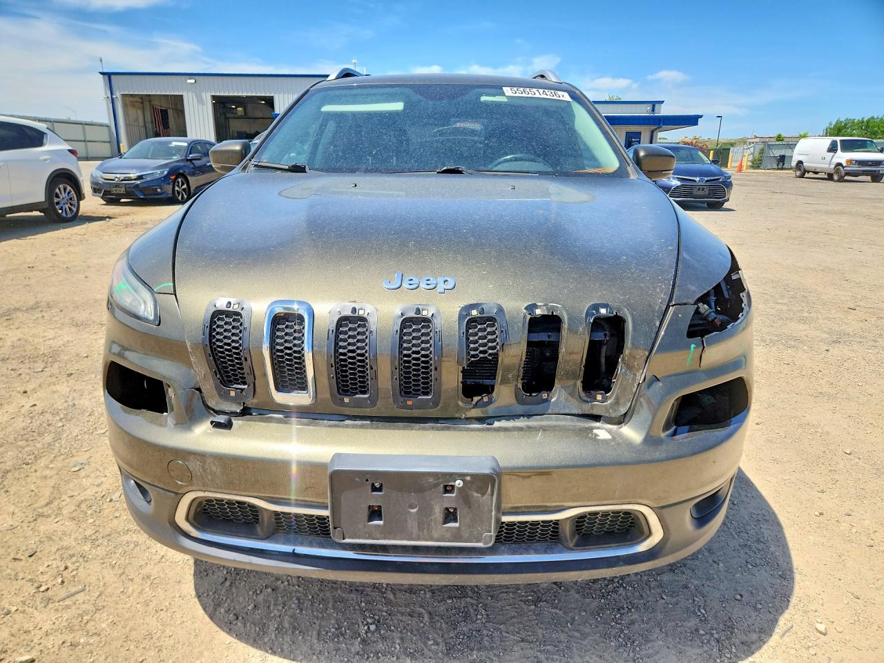 2014 Jeep Cherokee Limited Green vin: 1C4PJMDB4EW211155