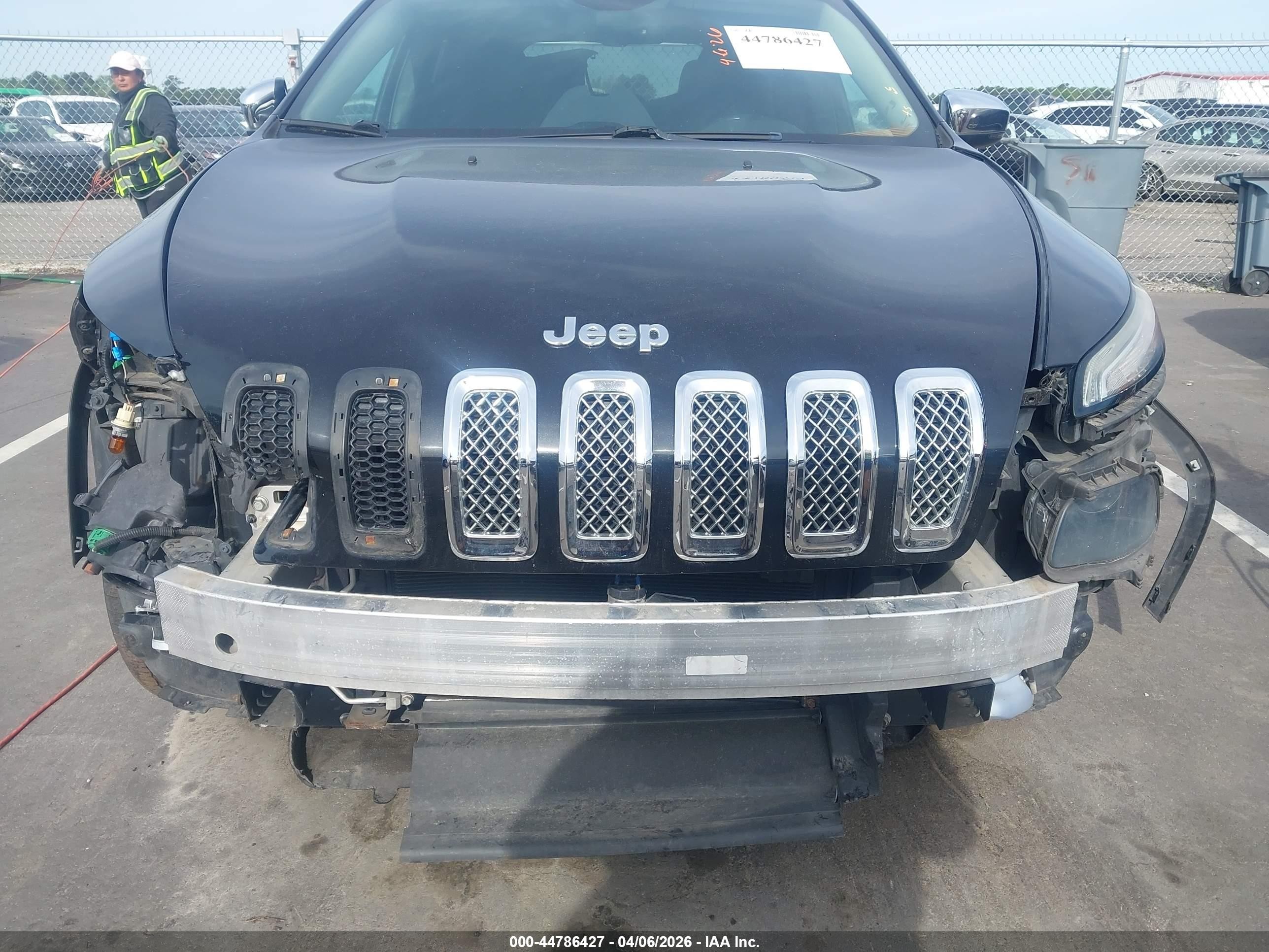 2014 Jeep Cherokee Limited Black vin: 1C4PJMDB4EW272828