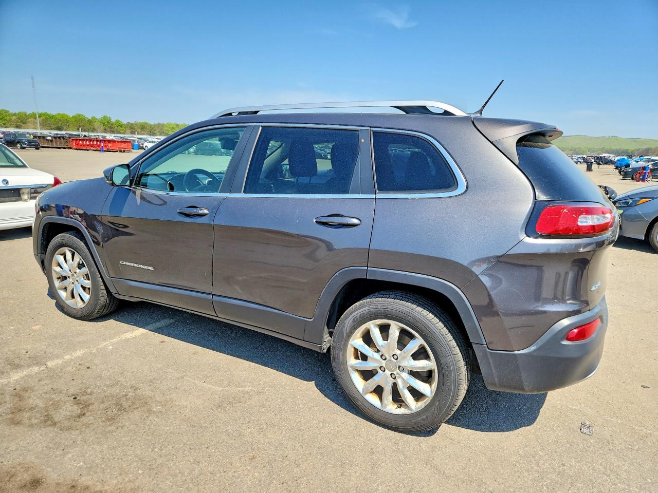 2015 Jeep Cherokee Limited Gray vin: 1C4PJMDB4FW512445