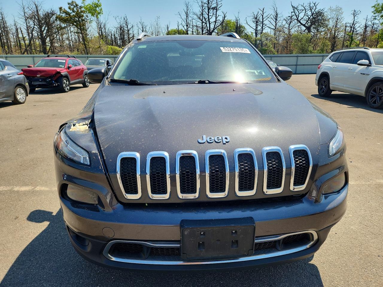 2015 Jeep Cherokee Limited Gray vin: 1C4PJMDB4FW512445