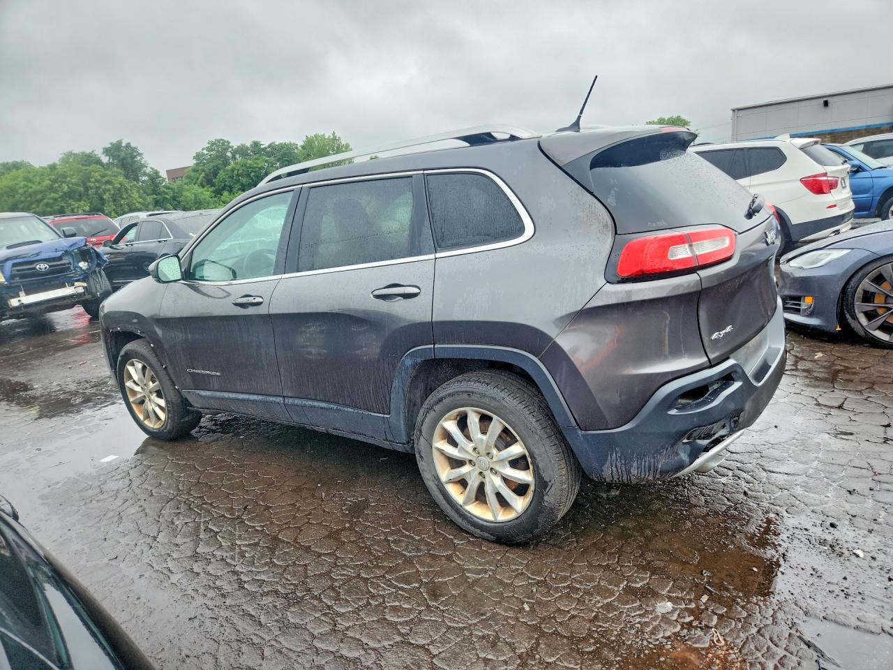 2015 Jeep Cherokee Limited Gray vin: 1C4PJMDB4FW599814