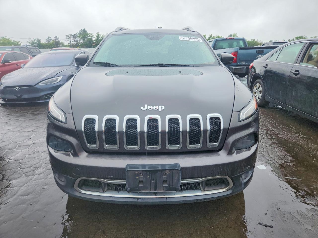 2015 Jeep Cherokee Limited Gray vin: 1C4PJMDB4FW599814