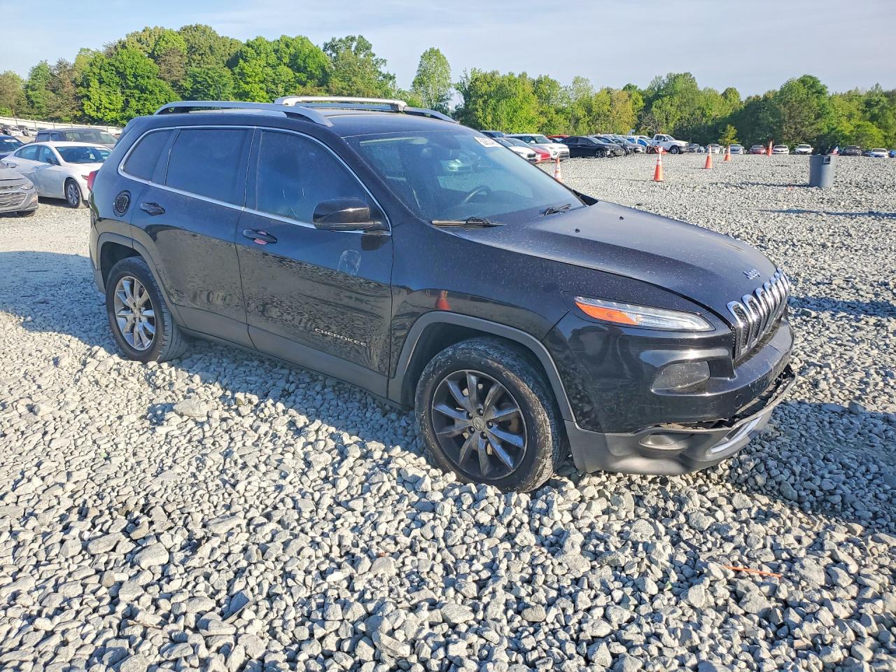 2016 Jeep Cherokee Limited Black vin: 1C4PJMDB4GW357560