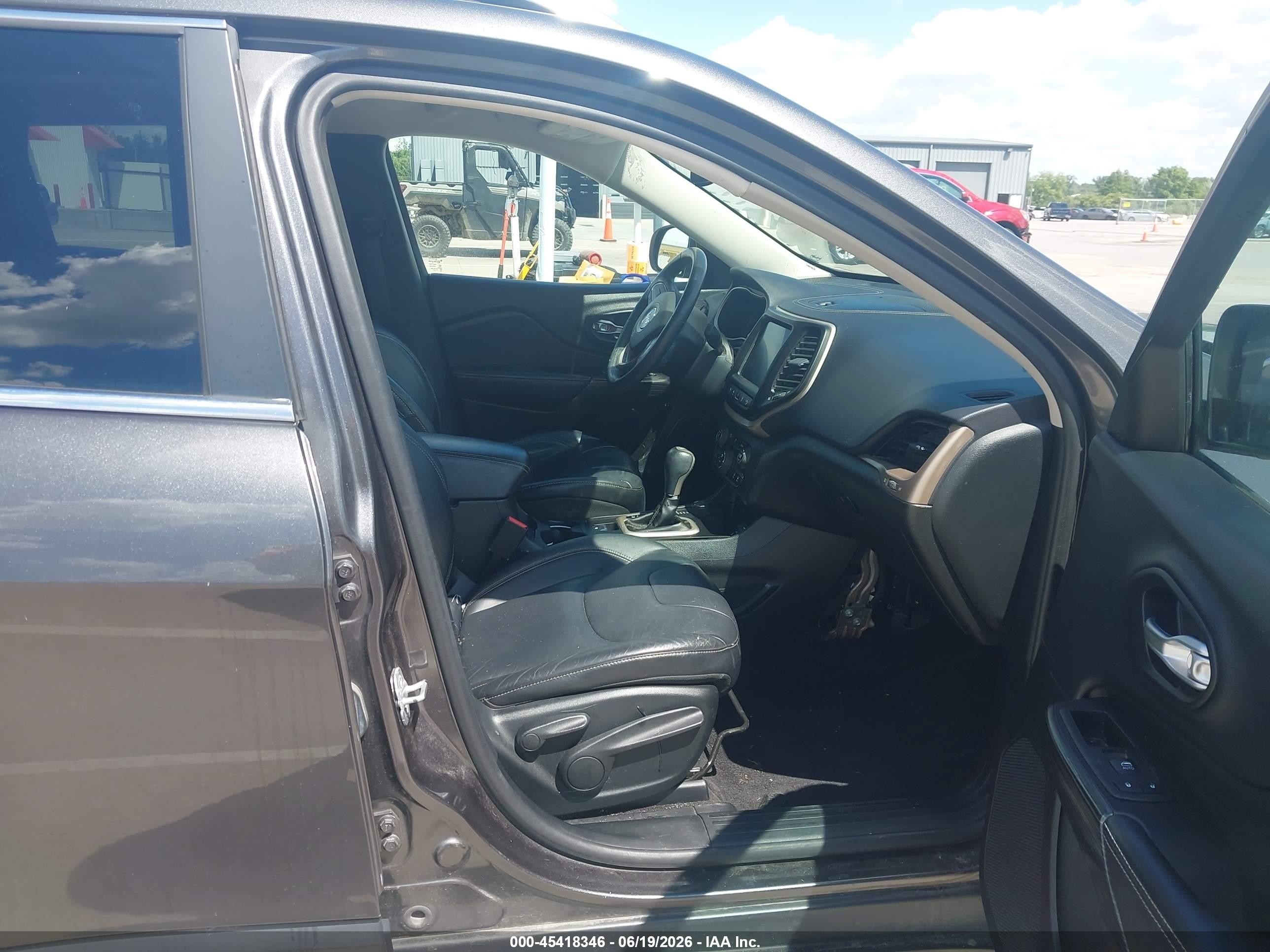 2014 Jeep Cherokee Limited Teal vin: 1C4PJMDB5EW275947