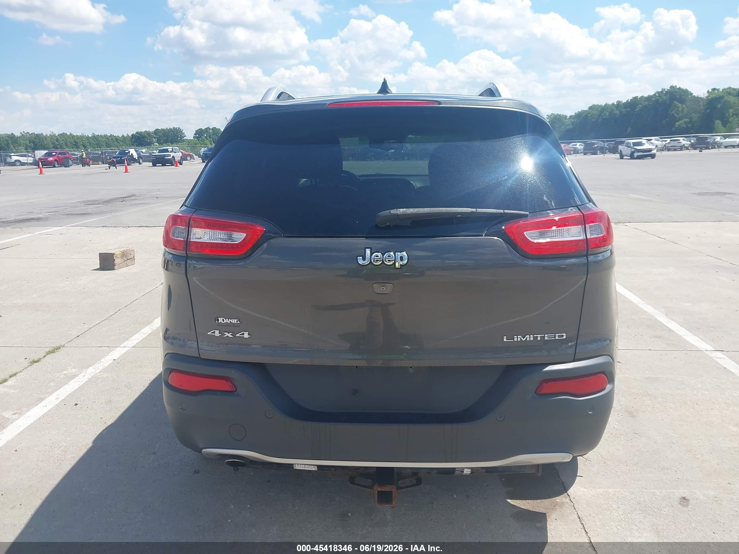 2014 Jeep Cherokee Limited Teal vin: 1C4PJMDB5EW275947