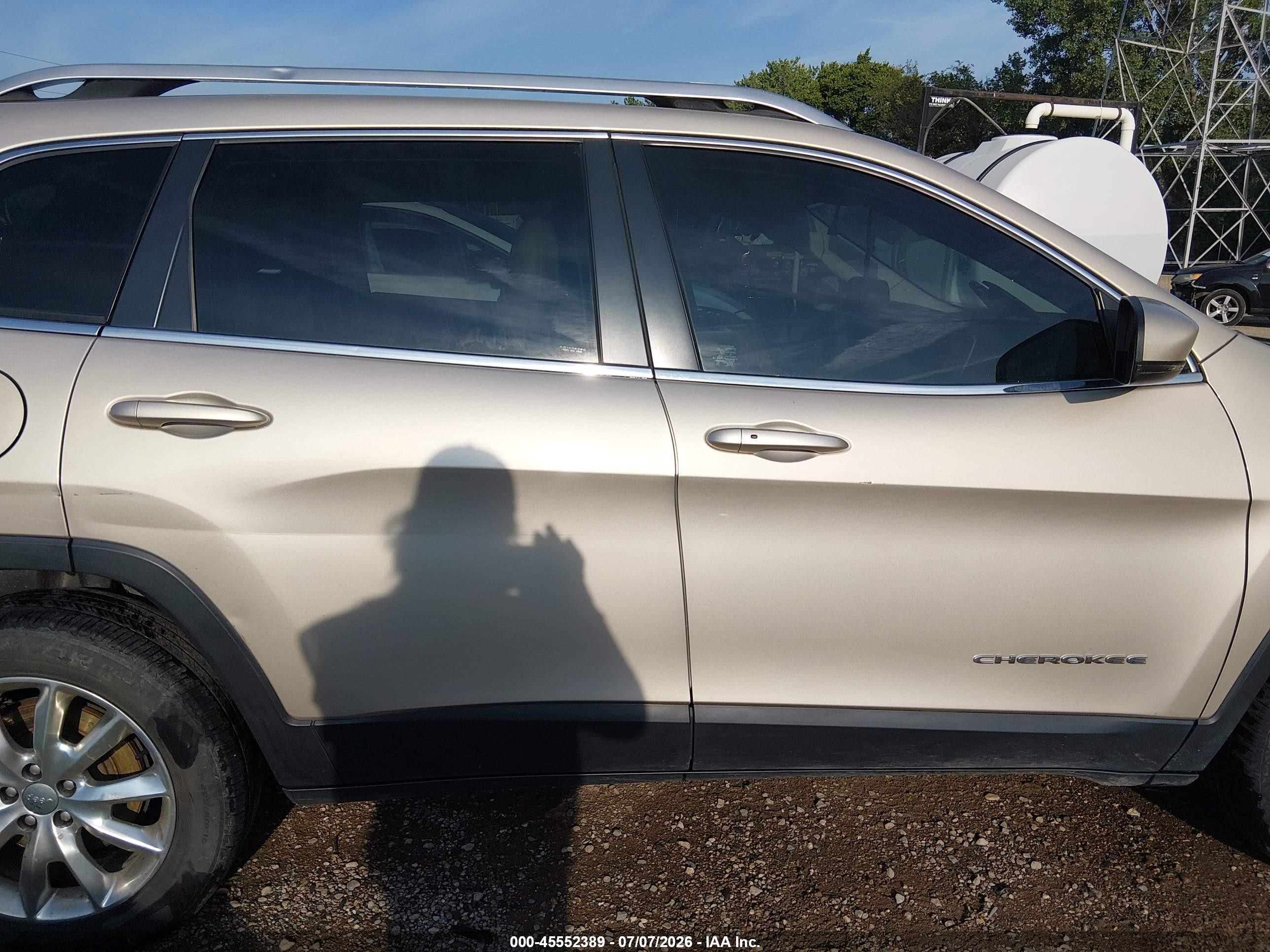 2015 Jeep Cherokee Limited Gold vin: 1C4PJMDB5FW557085