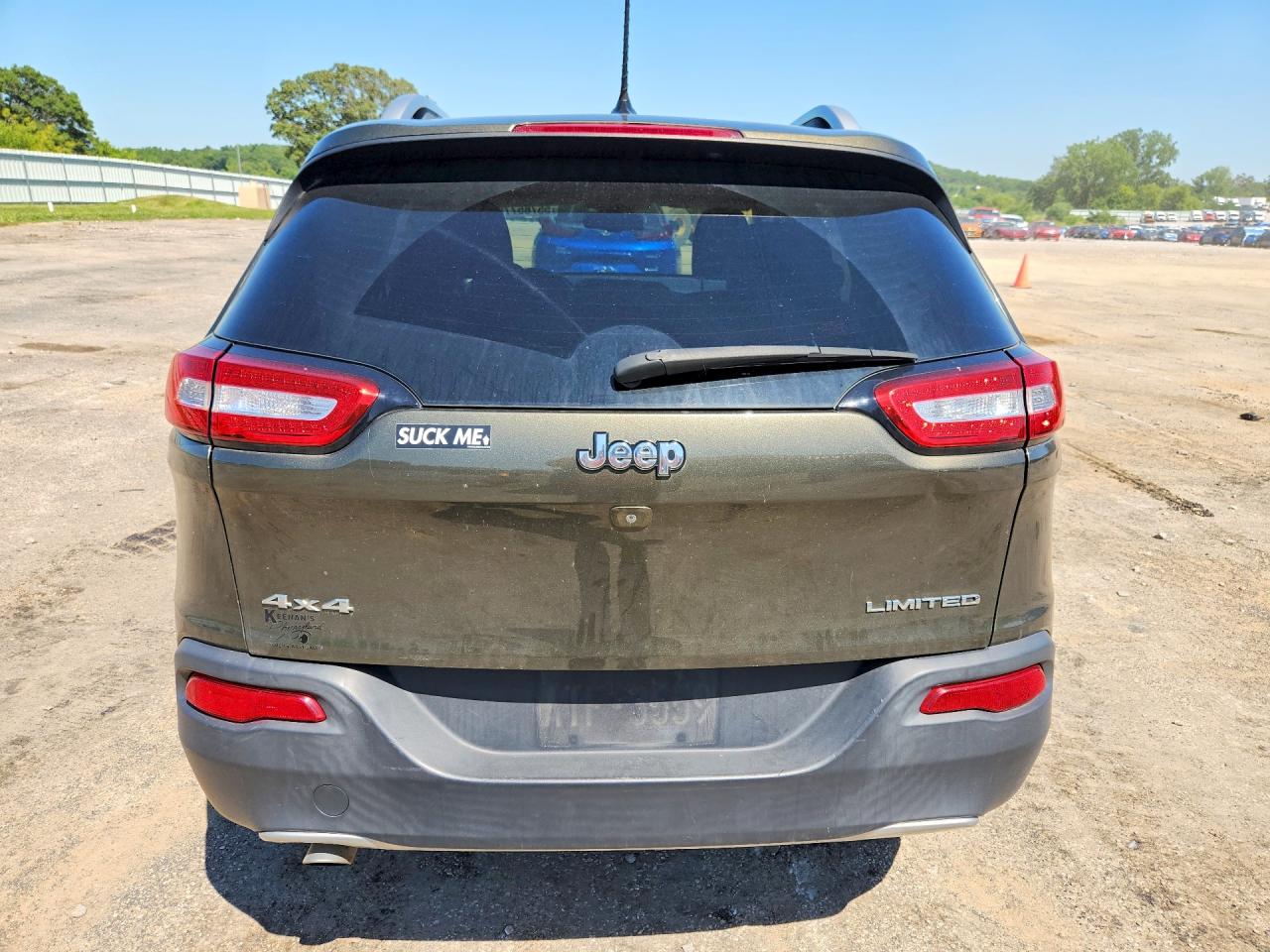 2015 Jeep Cherokee Limited Green vin: 1C4PJMDB5FW636398