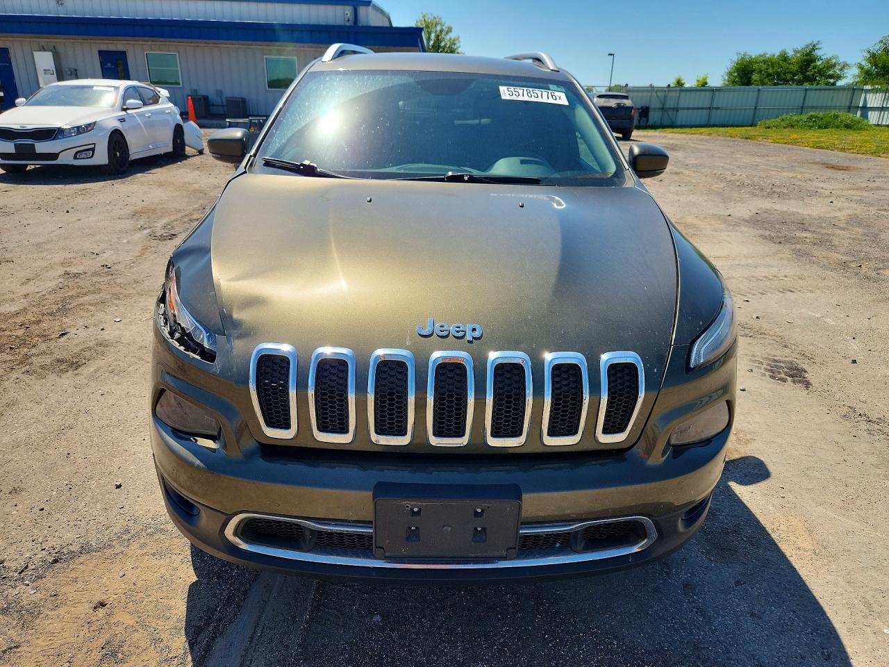 2015 Jeep Cherokee Limited Green vin: 1C4PJMDB5FW636398