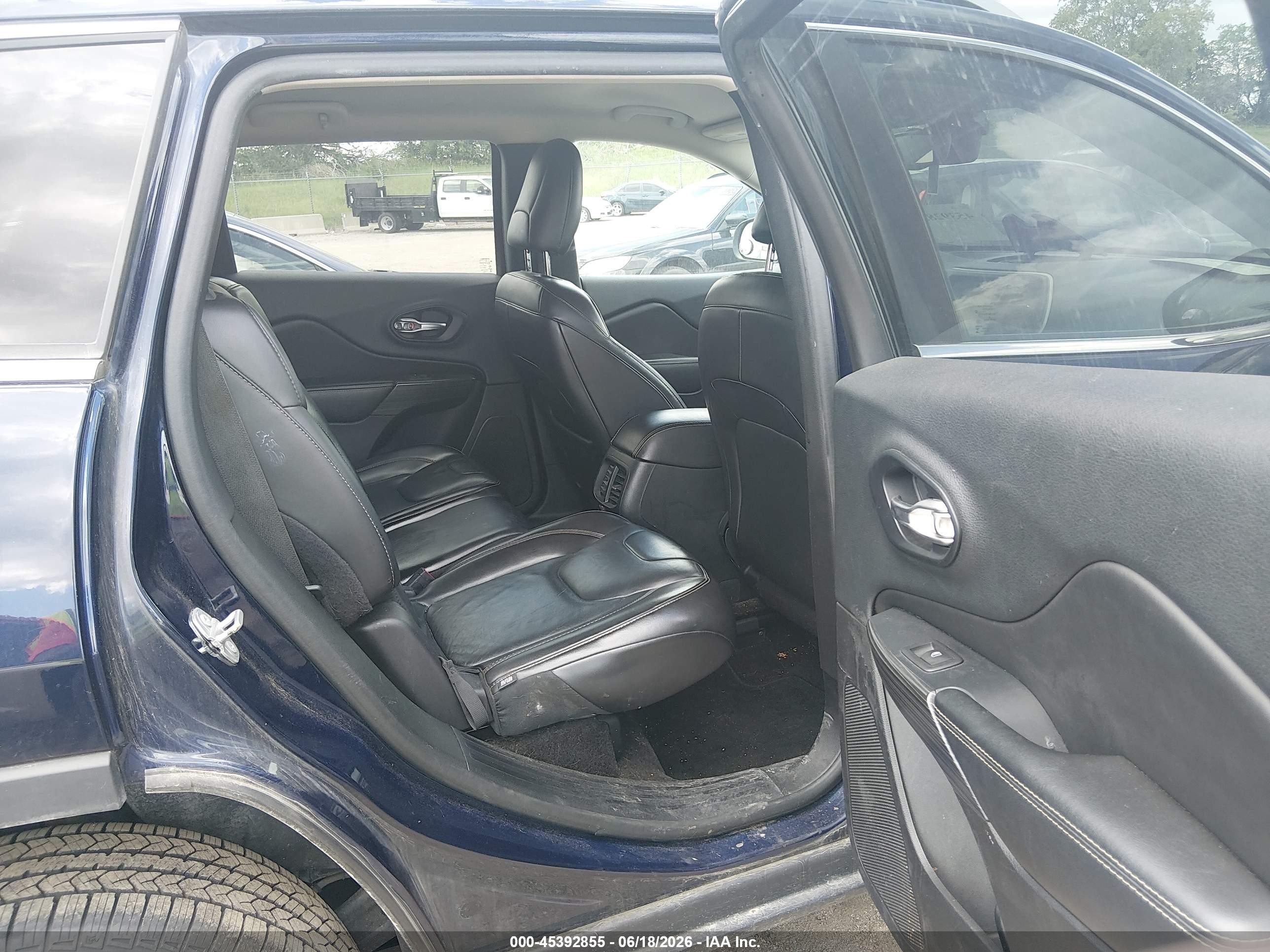 2015 Jeep Cherokee Limited Blue vin: 1C4PJMDB5FW682250