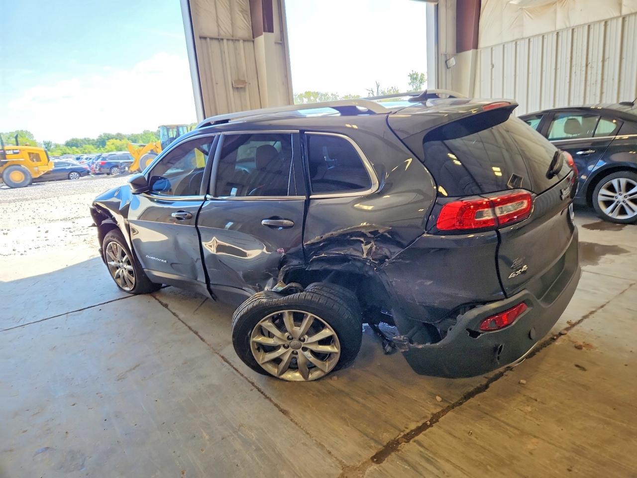 2015 Jeep Cherokee Limited Gray vin: 1C4PJMDB5FW698982