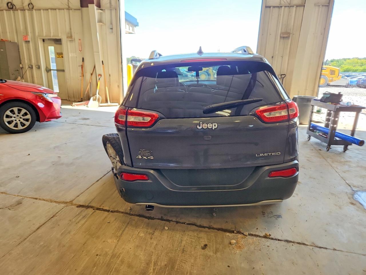 2015 Jeep Cherokee Limited Gray vin: 1C4PJMDB5FW698982