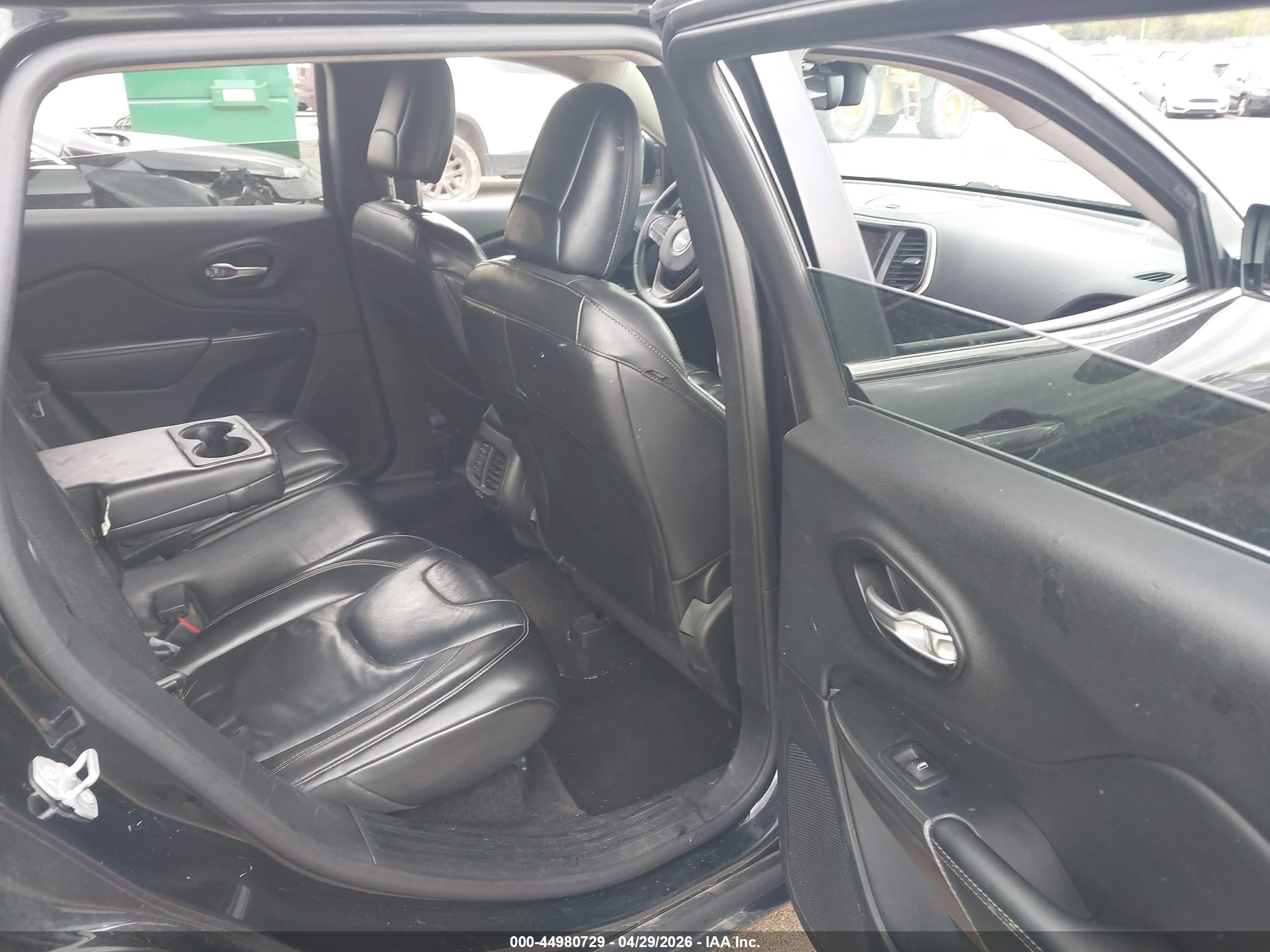 2015 Jeep Cherokee Limited Black vin: 1C4PJMDB5FW705784