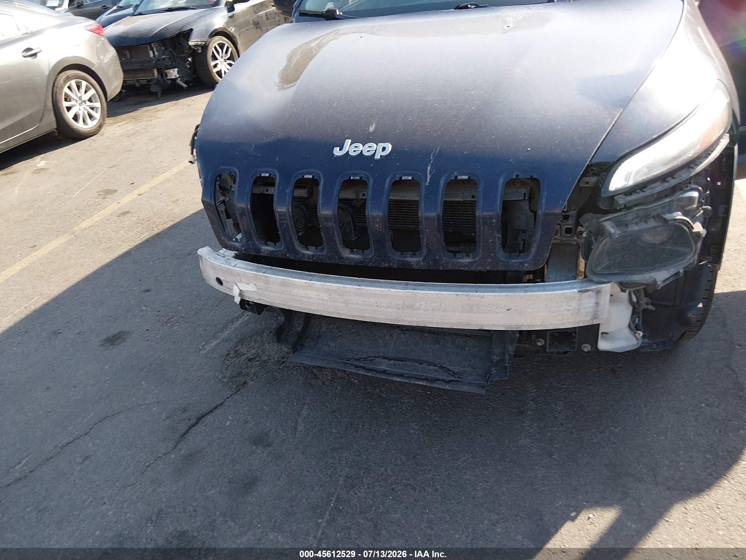 2015 Jeep Cherokee Limited Синий vin: 1C4PJMDB5FW772160