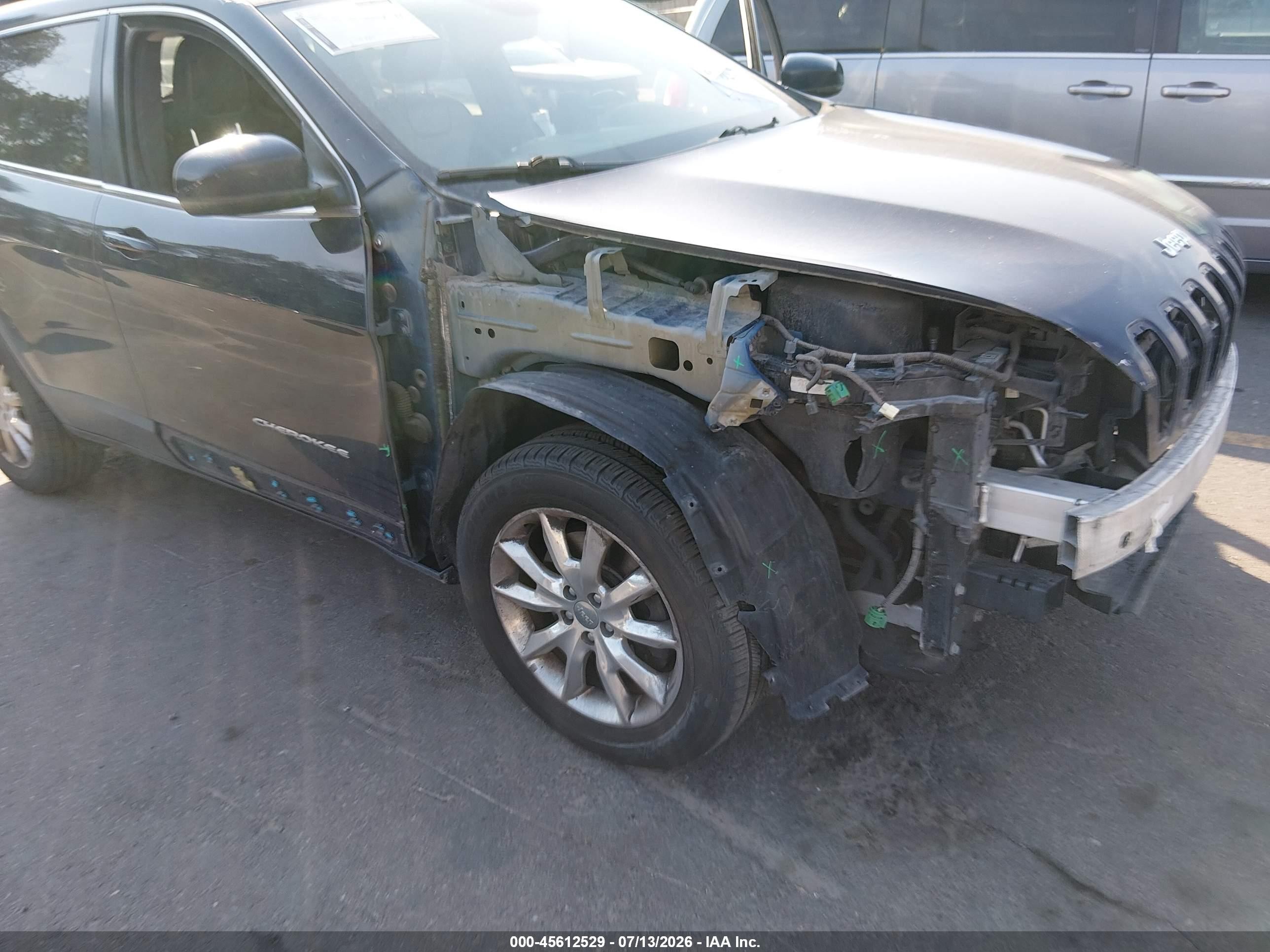 2015 Jeep Cherokee Limited Синий vin: 1C4PJMDB5FW772160