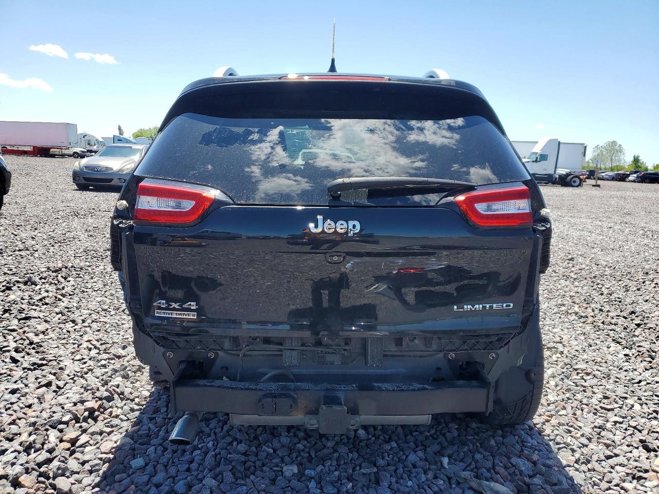 2014 Jeep Cherokee Limited Черный vin: 1C4PJMDB6EW131453
