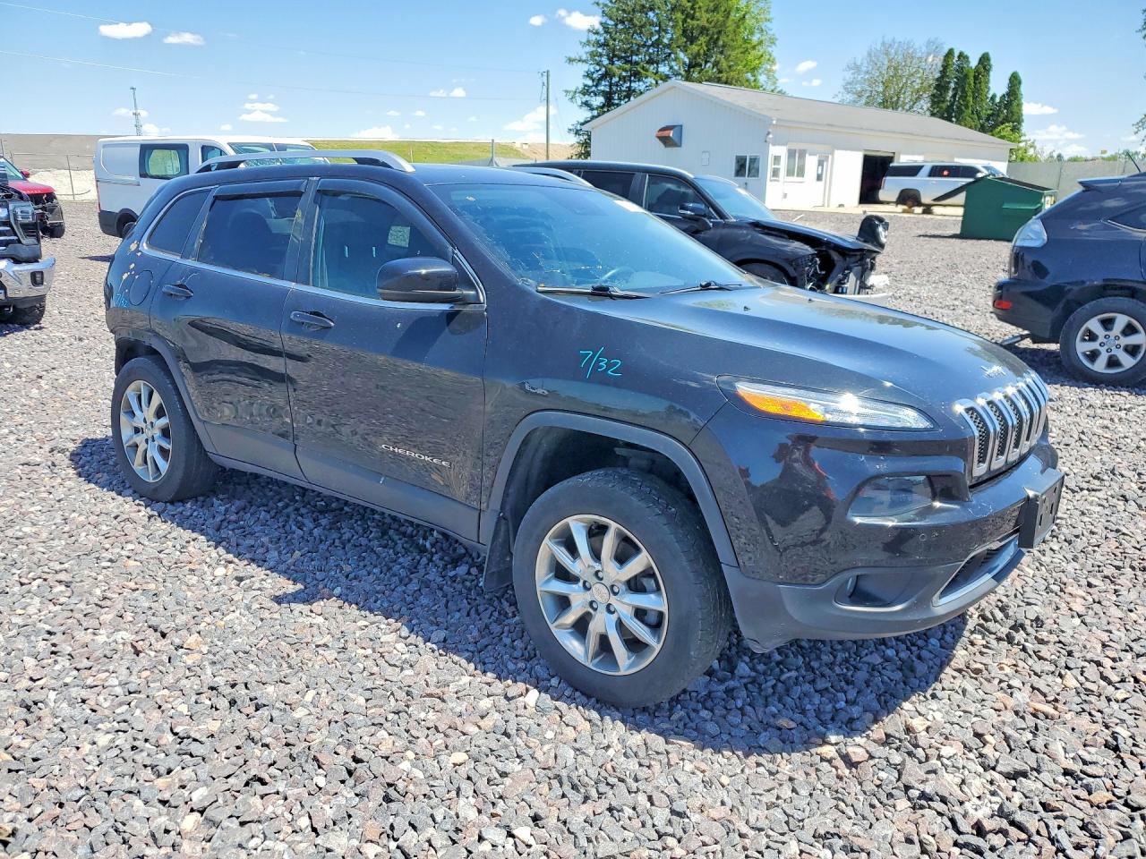 2014 Jeep Cherokee Limited Черный vin: 1C4PJMDB6EW131453