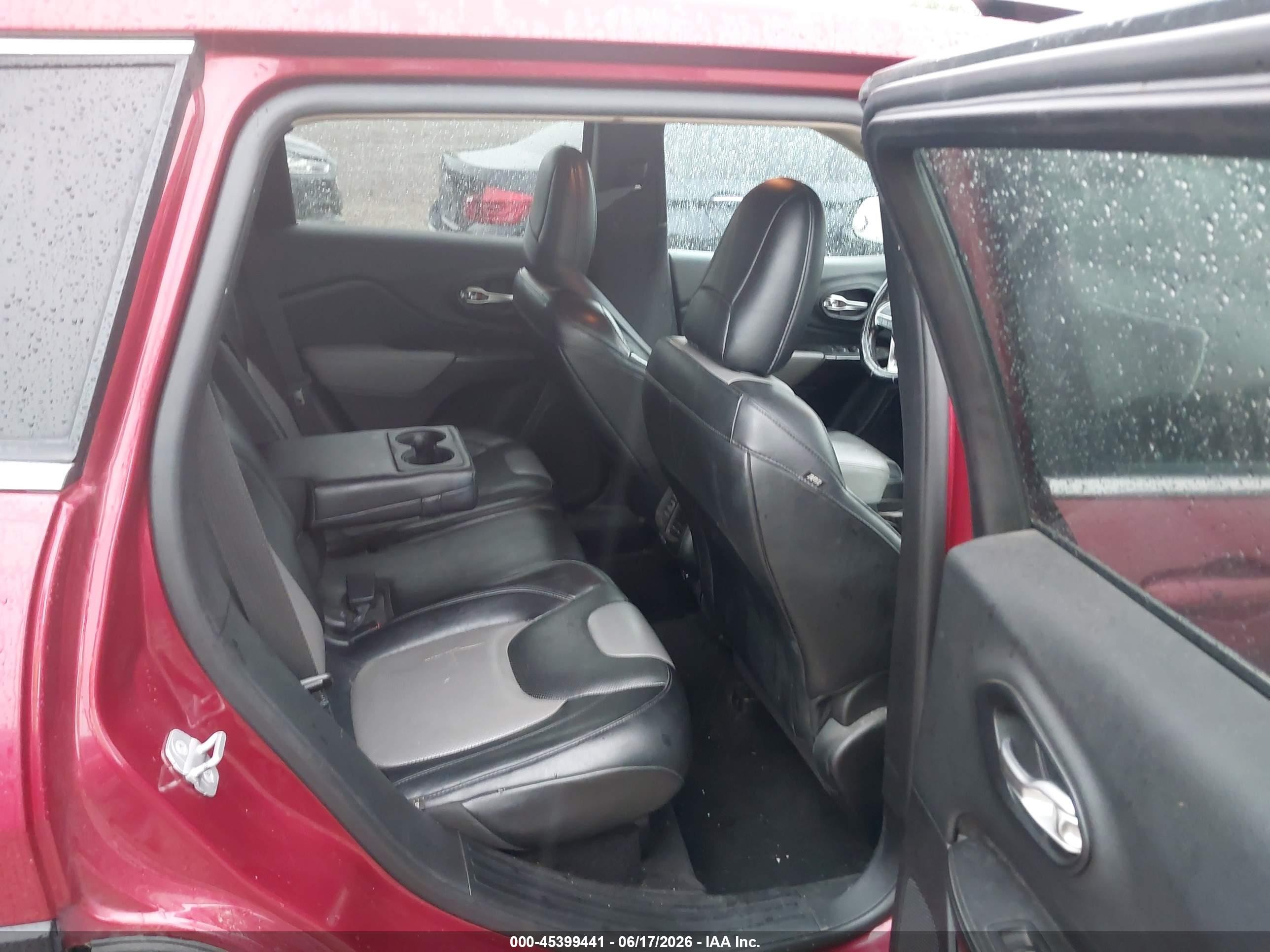 2014 Jeep Cherokee Limited Red vin: 1C4PJMDB6EW251754