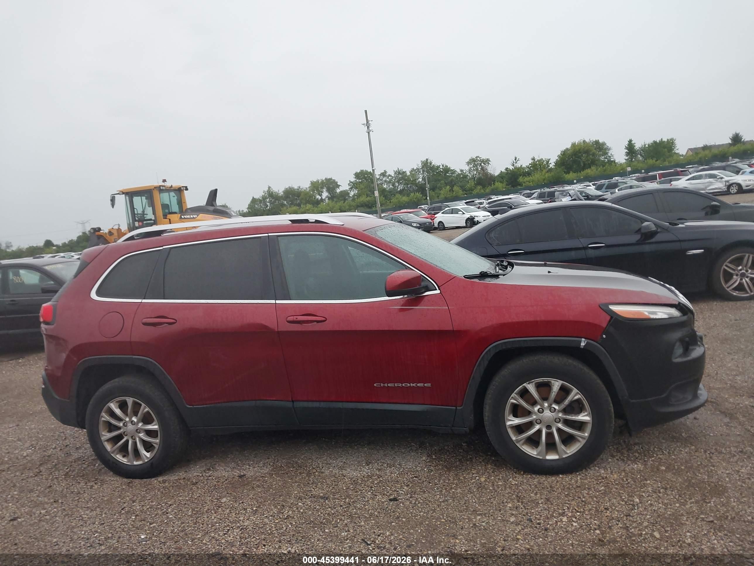 2014 Jeep Cherokee Limited Red vin: 1C4PJMDB6EW251754
