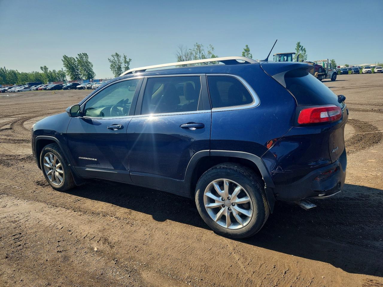 2015 Jeep Cherokee Limited Blue vin: 1C4PJMDB6FW509109