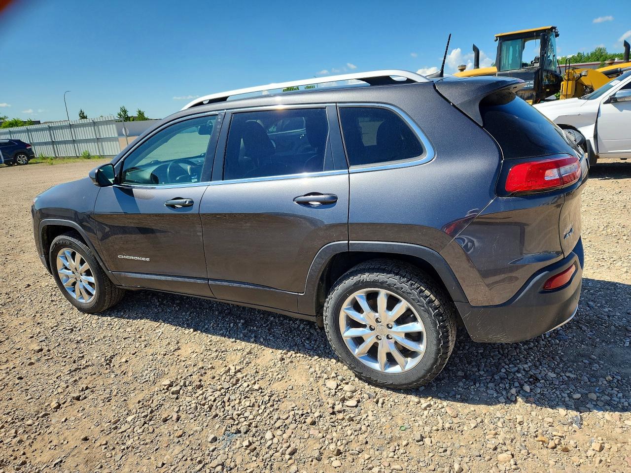 2017 Jeep Cherokee Limited Gray vin: 1C4PJMDB6HW532327