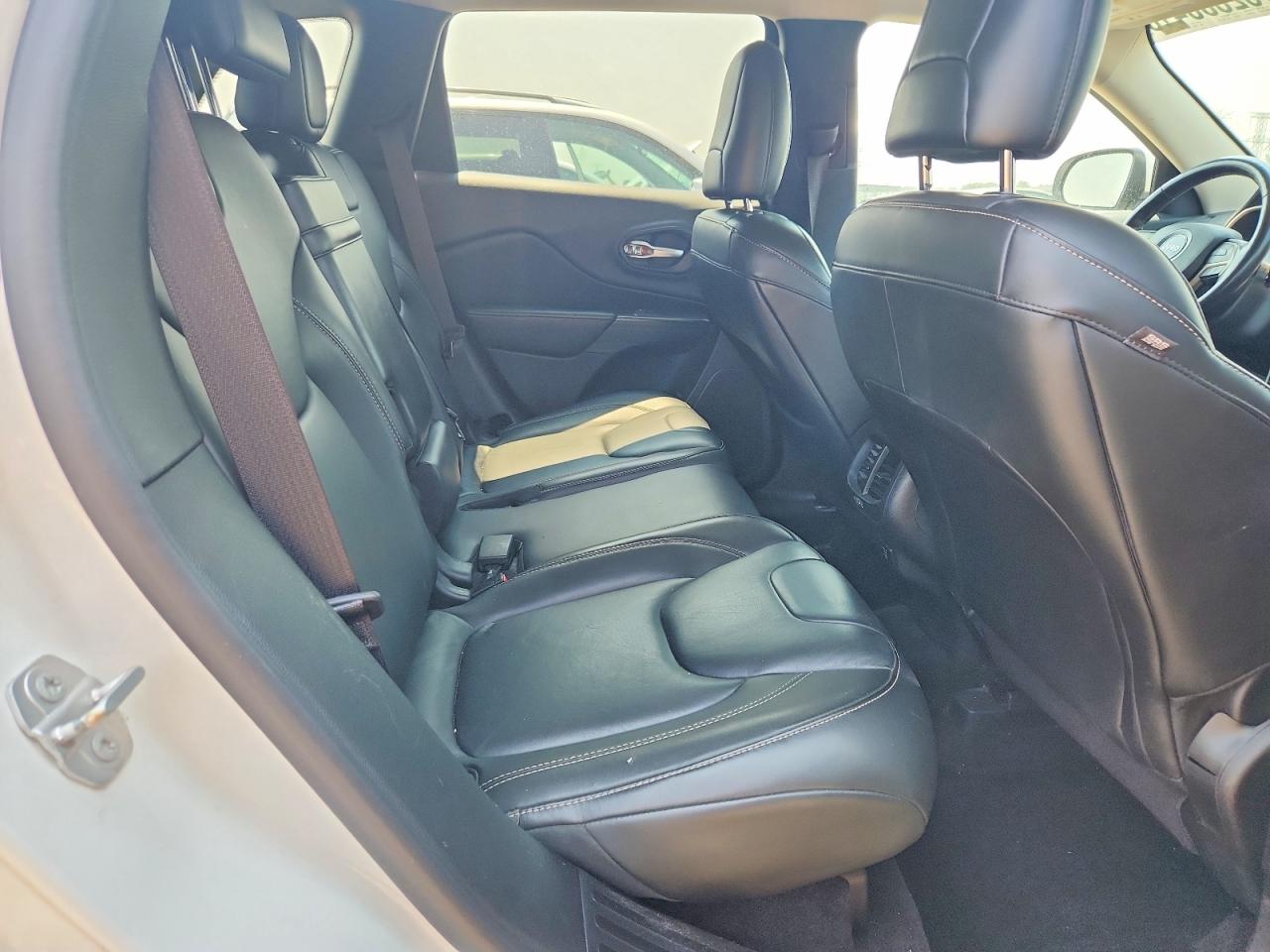 2015 Jeep Cherokee Limited White vin: 1C4PJMDB7FW751696