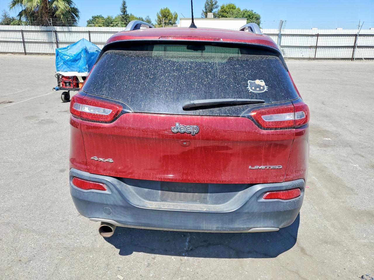2014 Jeep Cherokee Limited Red vin: 1C4PJMDB8EW159061