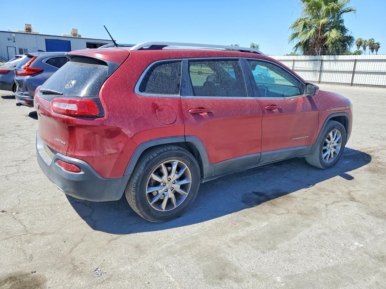 2014 Jeep Cherokee Limited Red vin: 1C4PJMDB8EW159061
