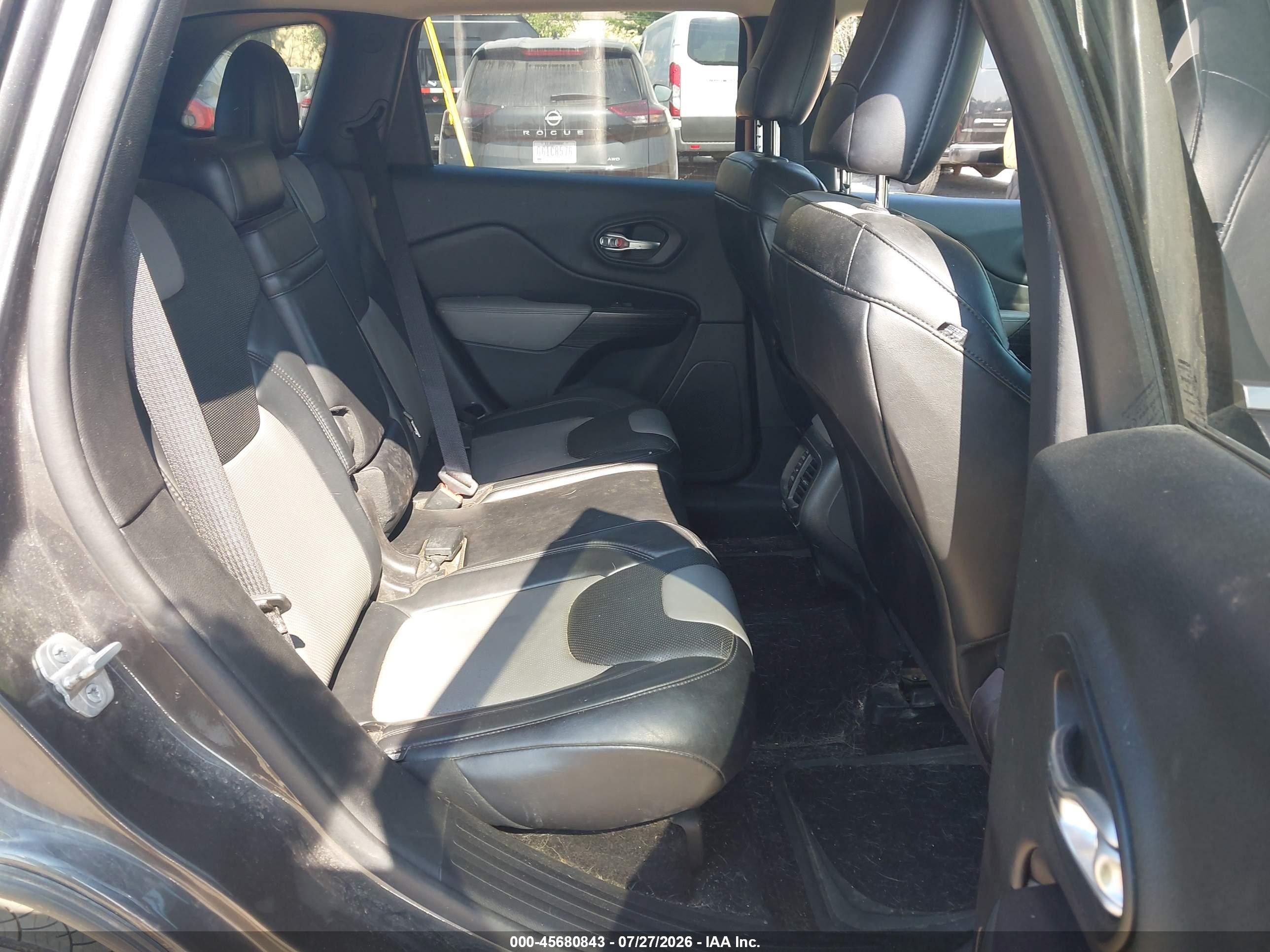 2014 Jeep Cherokee Limited Black vin: 1C4PJMDB8EW159139