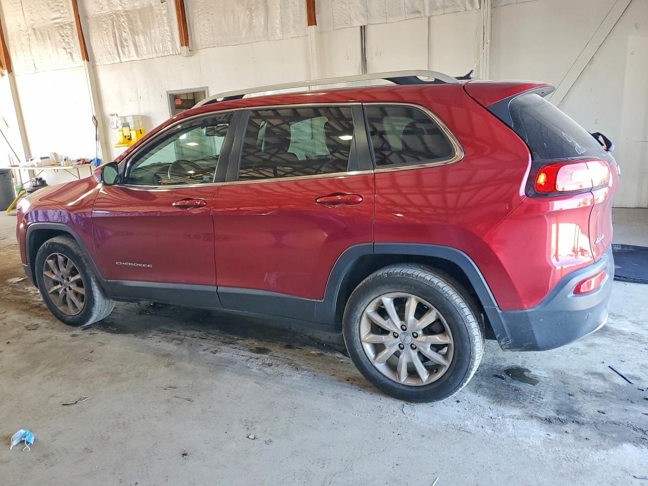 2014 Jeep Cherokee Limited Red vin: 1C4PJMDB8EW191296