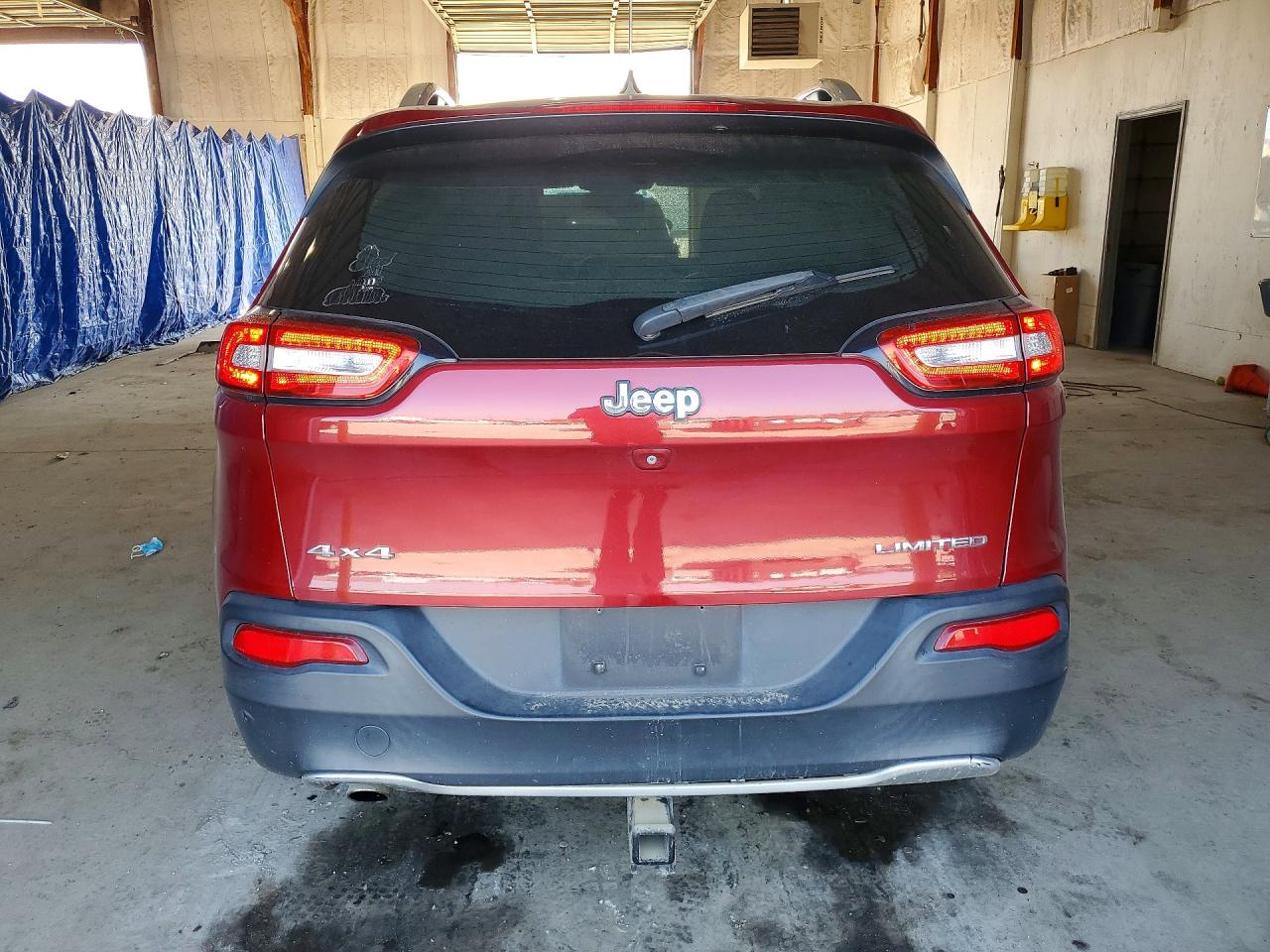 2014 Jeep Cherokee Limited Red vin: 1C4PJMDB8EW191296