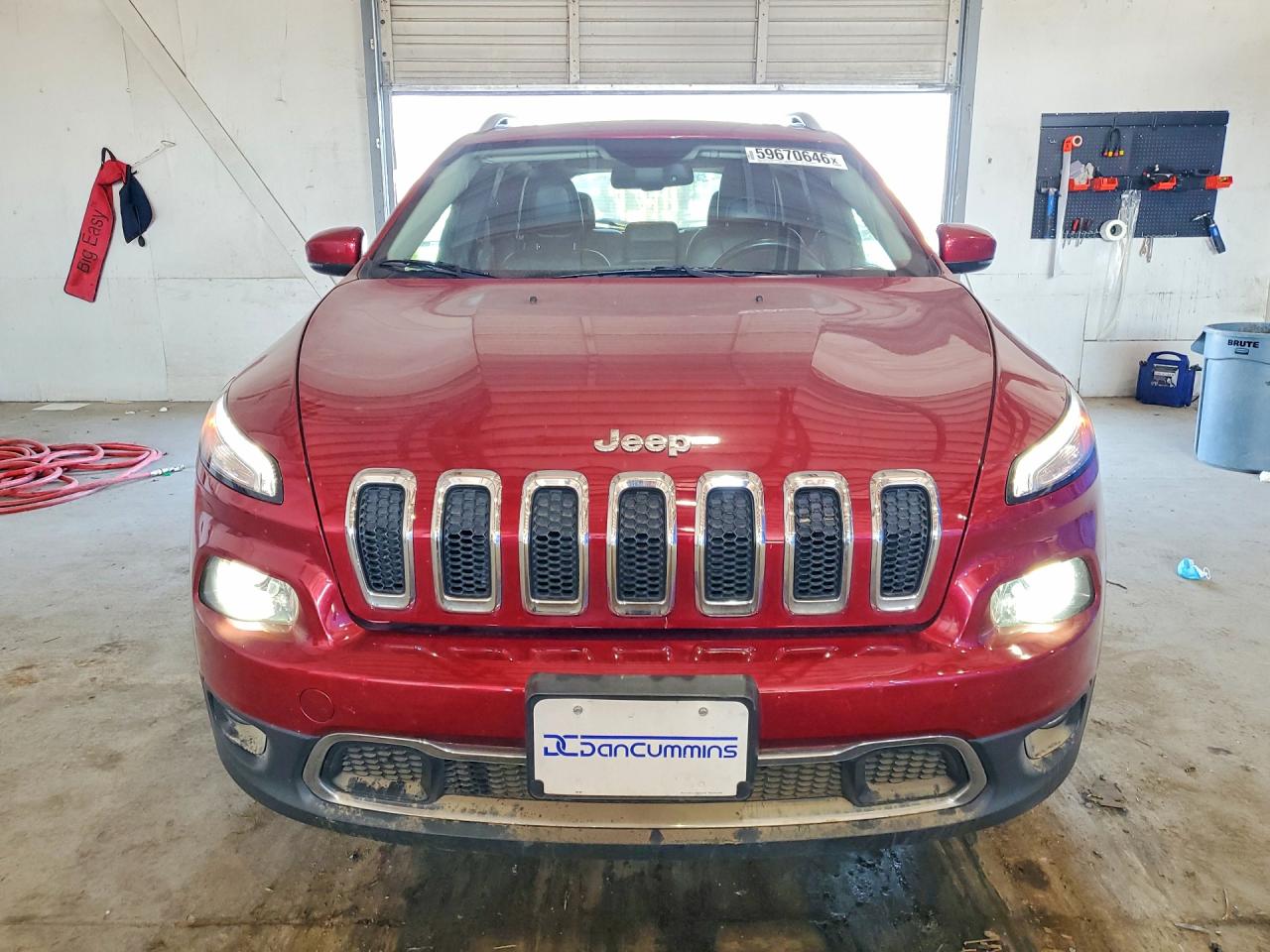2014 Jeep Cherokee Limited Red vin: 1C4PJMDB8EW191296