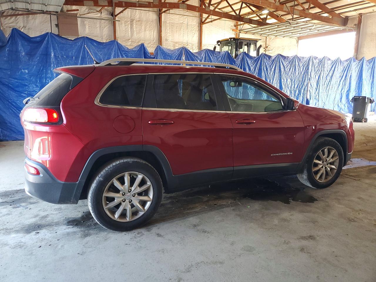 2014 Jeep Cherokee Limited Red vin: 1C4PJMDB8EW191296