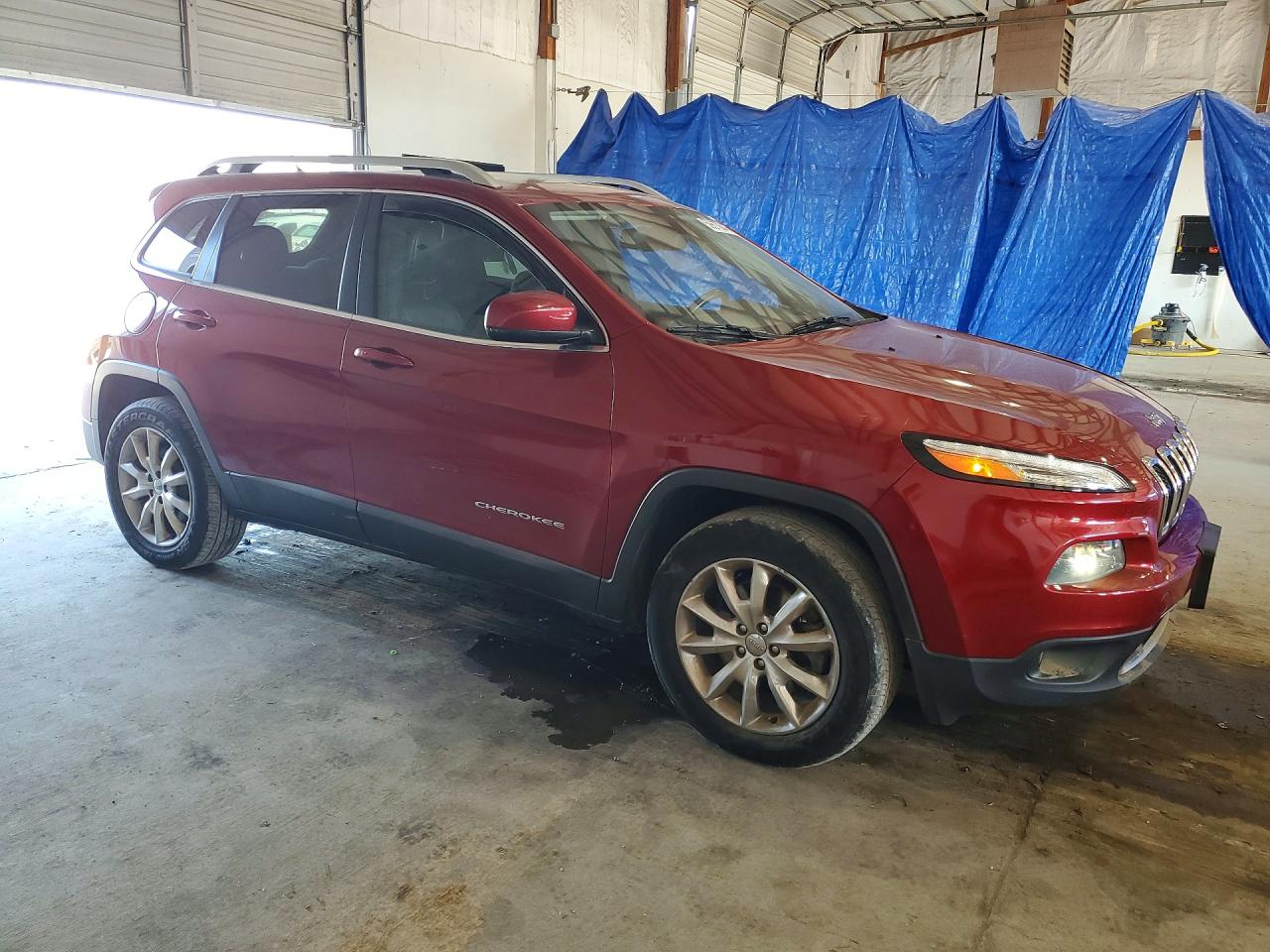 2014 Jeep Cherokee Limited Red vin: 1C4PJMDB8EW191296