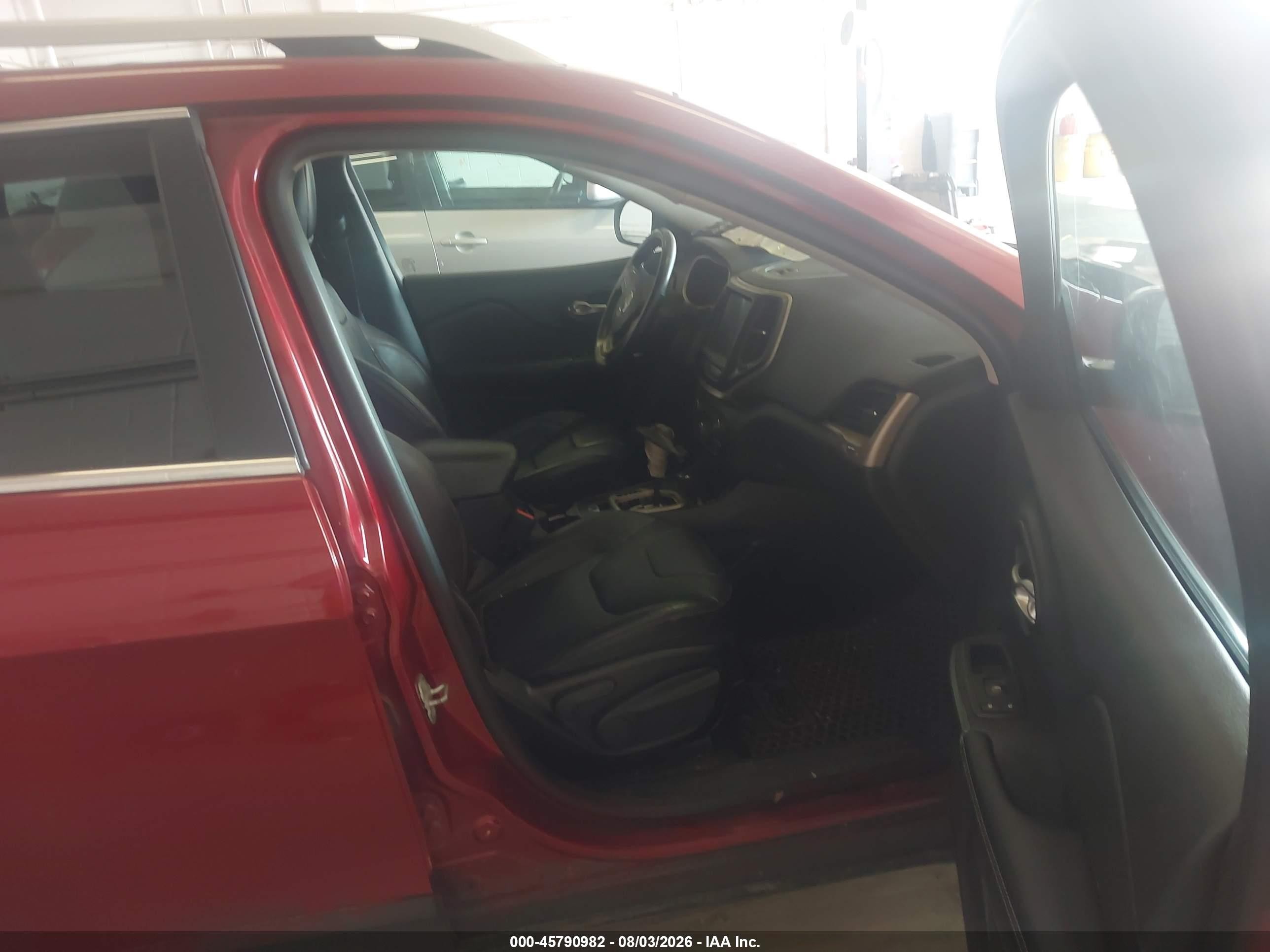 2014 Jeep Cherokee Limited Red vin: 1C4PJMDB8EW315650