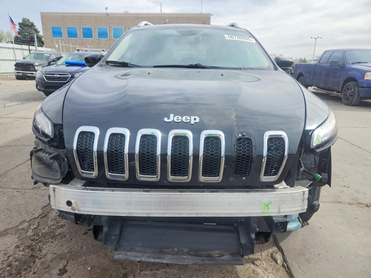 2015 Jeep Cherokee Limited Black vin: 1C4PJMDB8FW778213