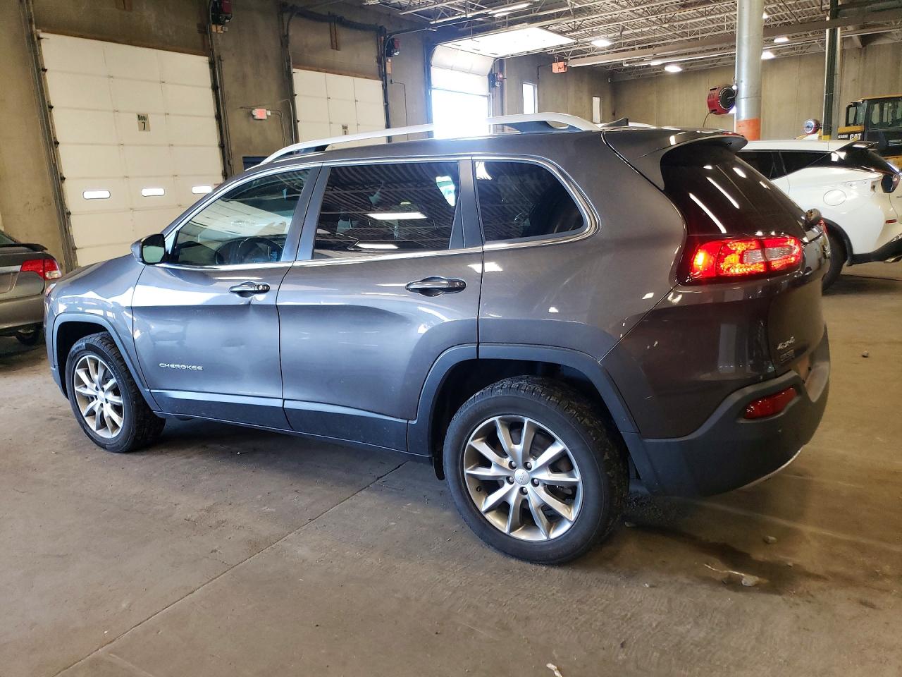 2018 Jeep Cherokee Limited Gray vin: 1C4PJMDB8JD559739