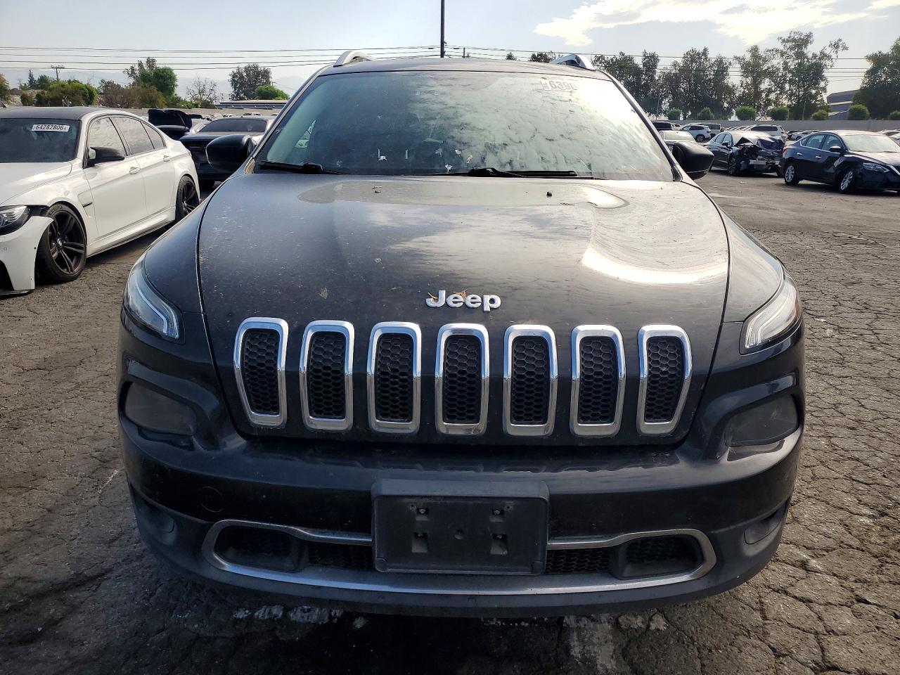2015 Jeep Cherokee Limited Black vin: 1C4PJMDB9FW604926