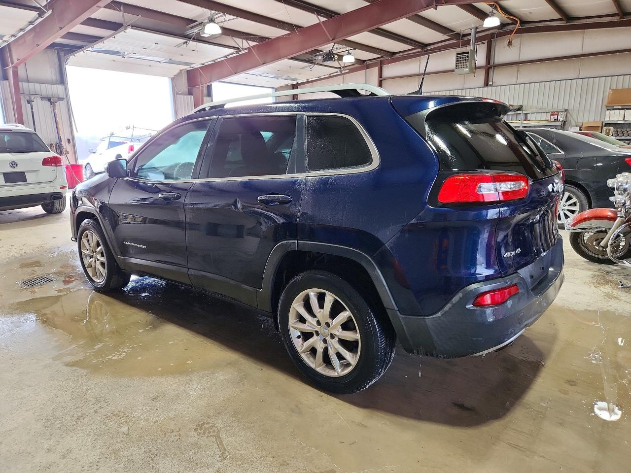 2016 Jeep Cherokee Limited Blue vin: 1C4PJMDB9GW259771