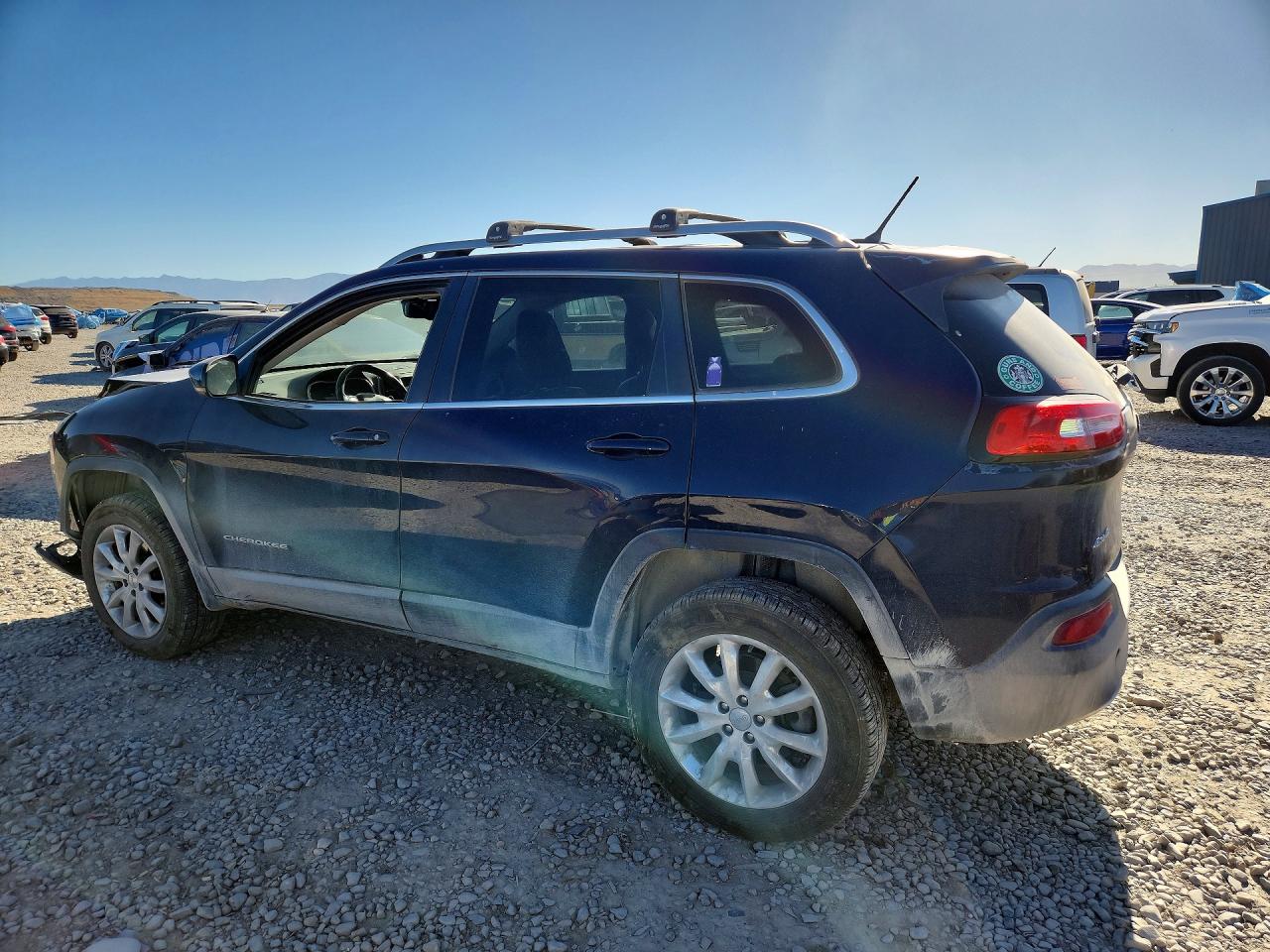 2014 Jeep Cherokee Limited Синий vin: 1C4PJMDBXEW320185