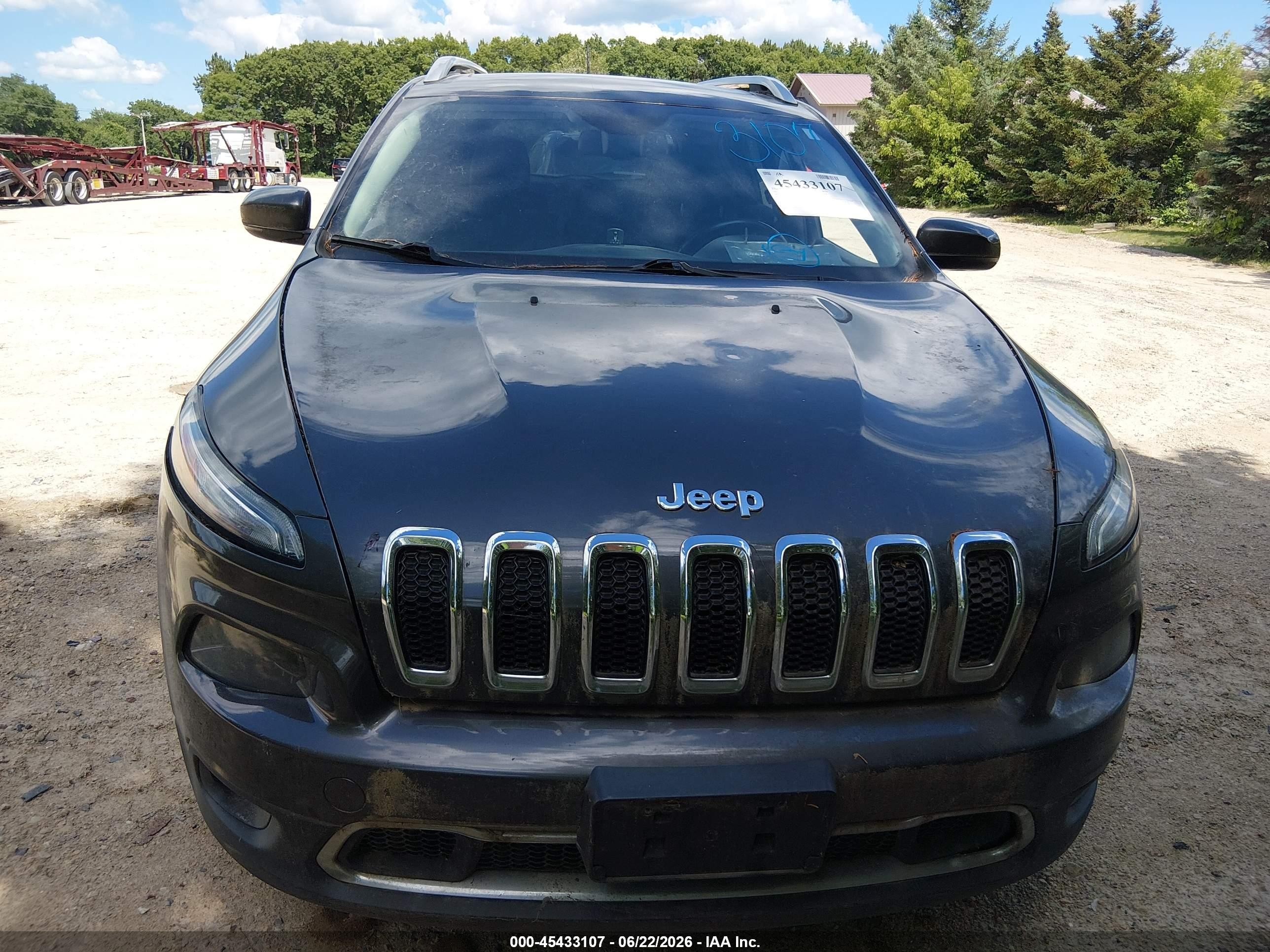 2015 Jeep Cherokee Limited Gray vin: 1C4PJMDBXFW512482