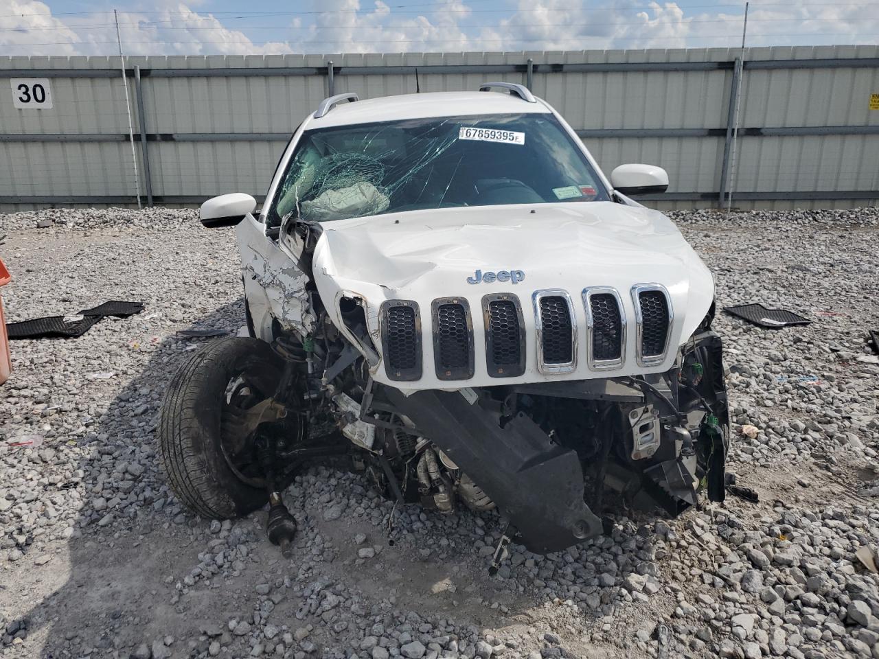 2015 Jeep Cherokee Limited White vin: 1C4PJMDBXFW737016