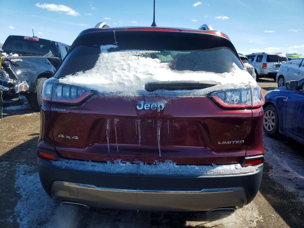 2019 Jeep Cherokee Limited Red vin: 1C4PJMDN2KD209325