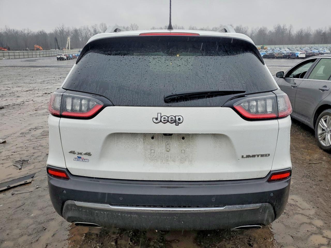2019 Jeep Cherokee Limited White vin: 1C4PJMDN3KD213108