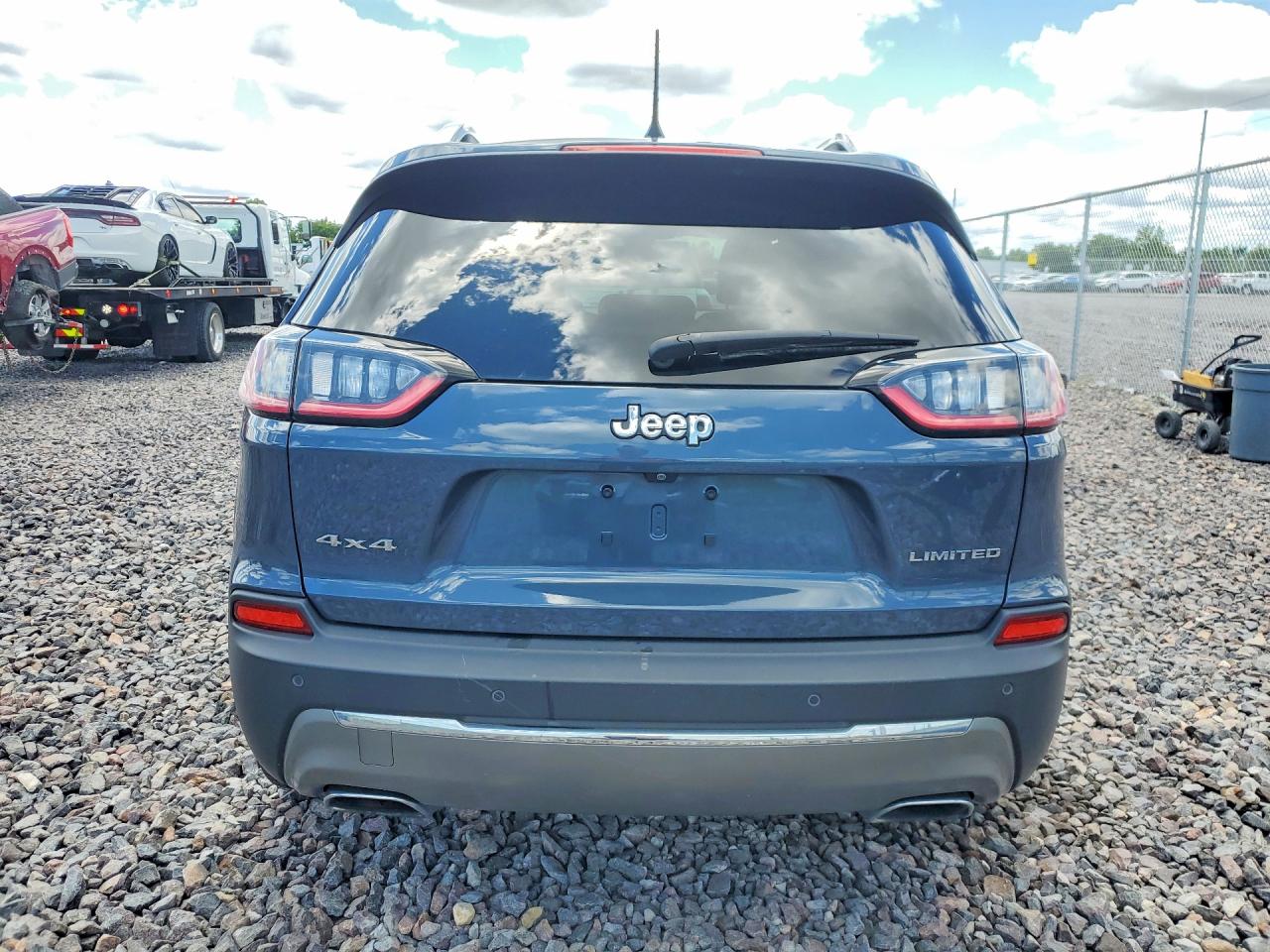 2019 Jeep Cherokee Limited Blue vin: 1C4PJMDN4KD402446